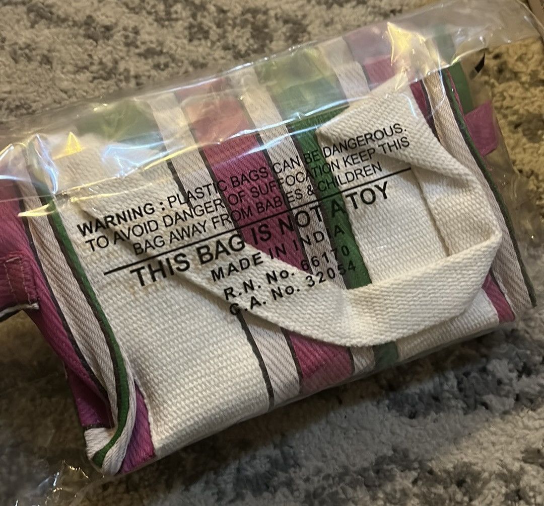 Bdg × Urban Outfitters BDG Serena Mesh Mini Tote Bag Pink Multi Size ONE SIZE - 3 Thumbnail