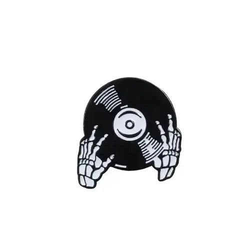 Jewelry 4Pcs / Set Skull Theme Pins Brooch Size ONE SIZE - 3 Thumbnail
