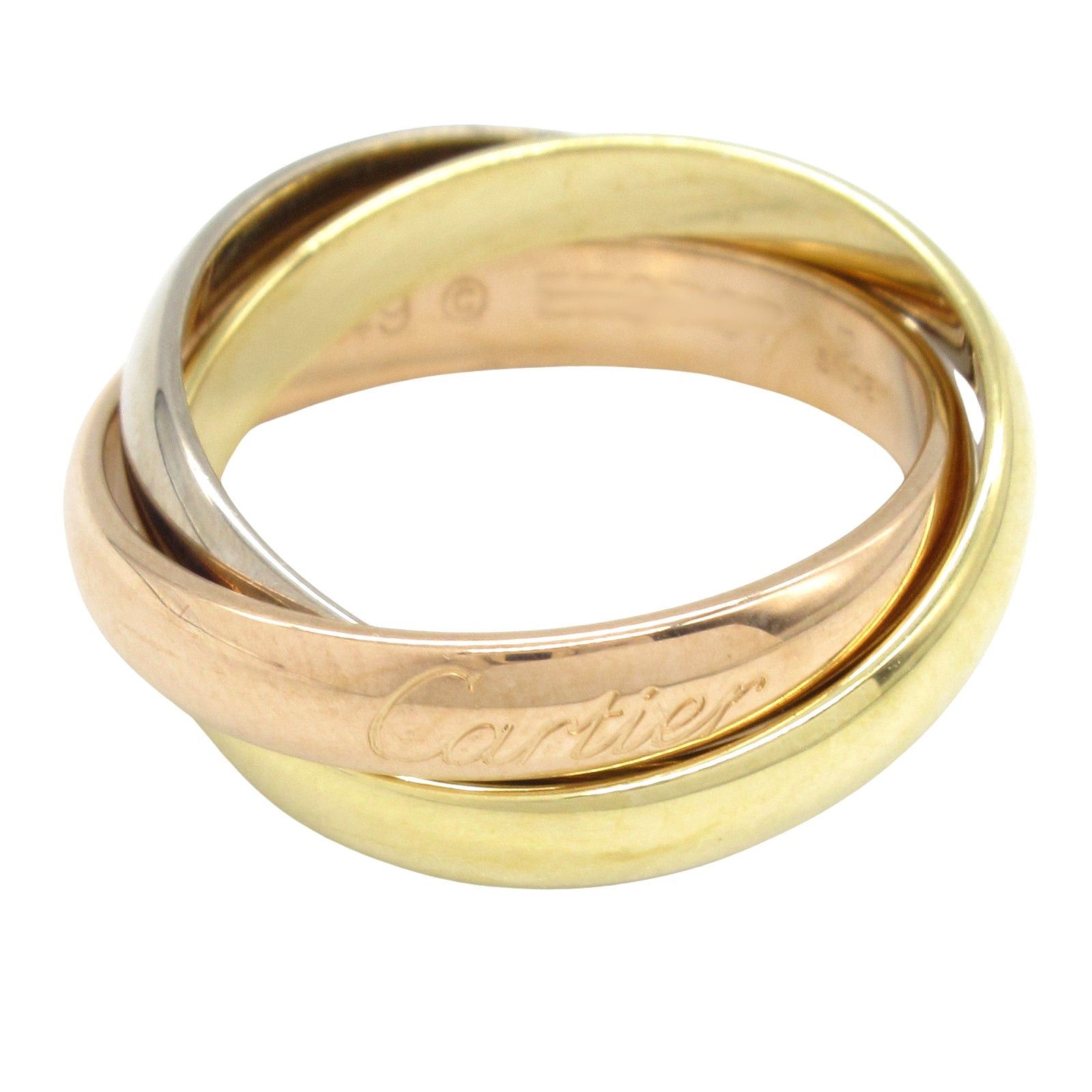 Cartier Cartier Trinity Ring K18 (Yellow Gold) K18Wg (White (Pink Gold Size ONE SIZE - 1 Thumbnail
