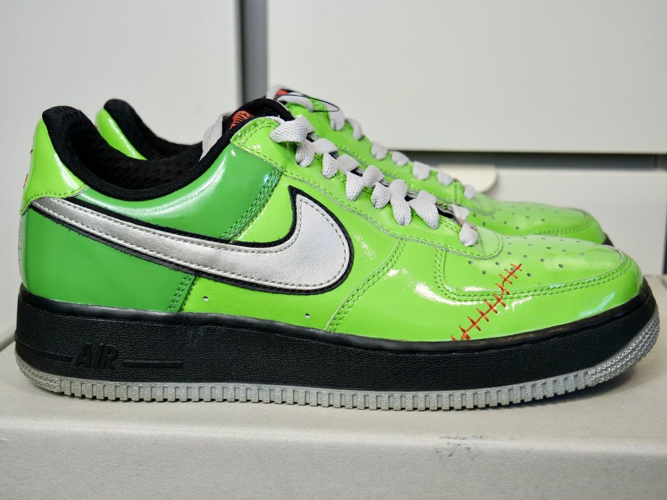Nike Like New Nike Air Force AF1 QS Halloween Frankenstein Size US 9 / EU 42 - 5 Thumbnail