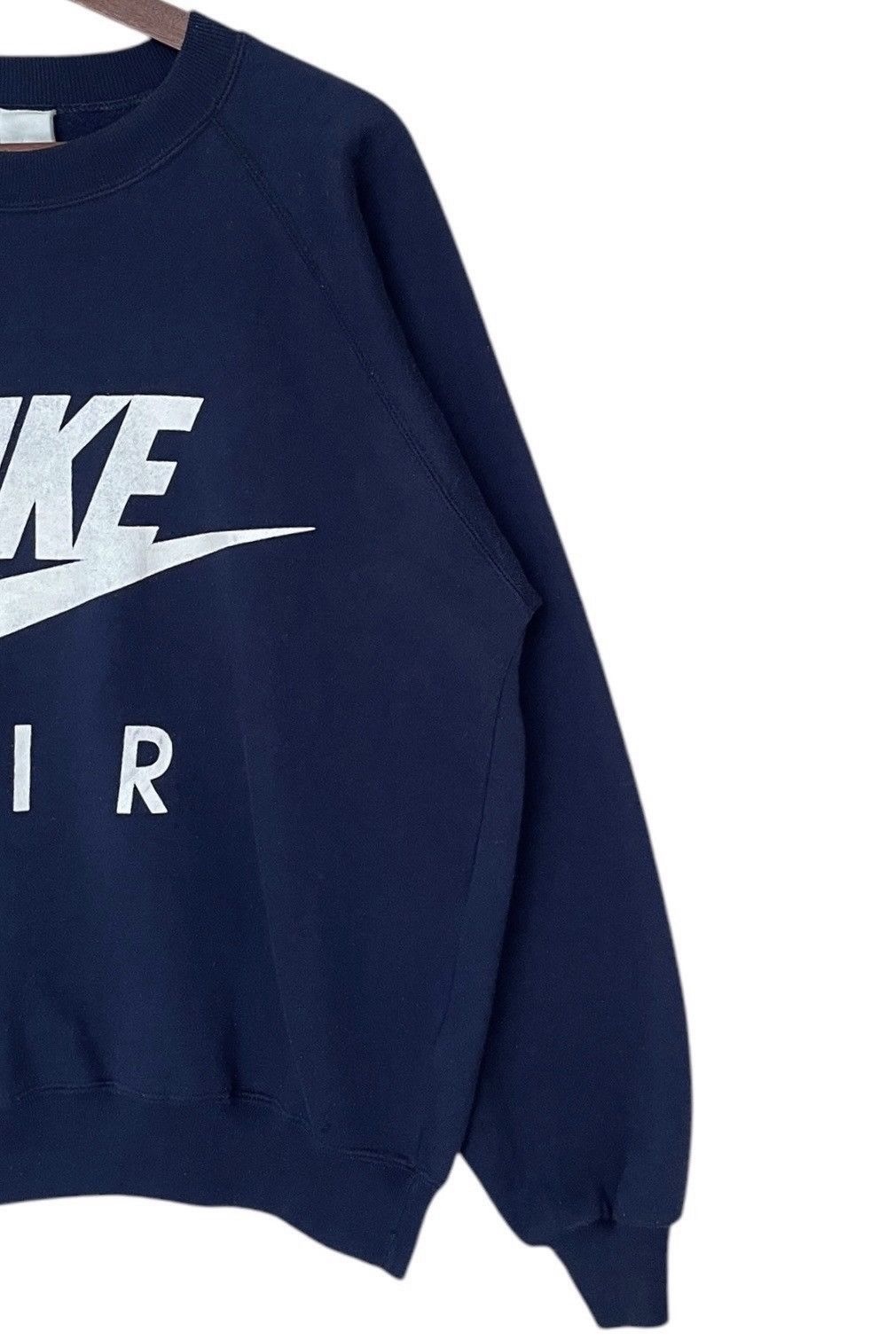 Nike × Vintage Vintage Brand Nike Big Logo Swoosh Sweatshirt 1990s Size US M / EU 48-50 / 2 - 6 Thumbnail