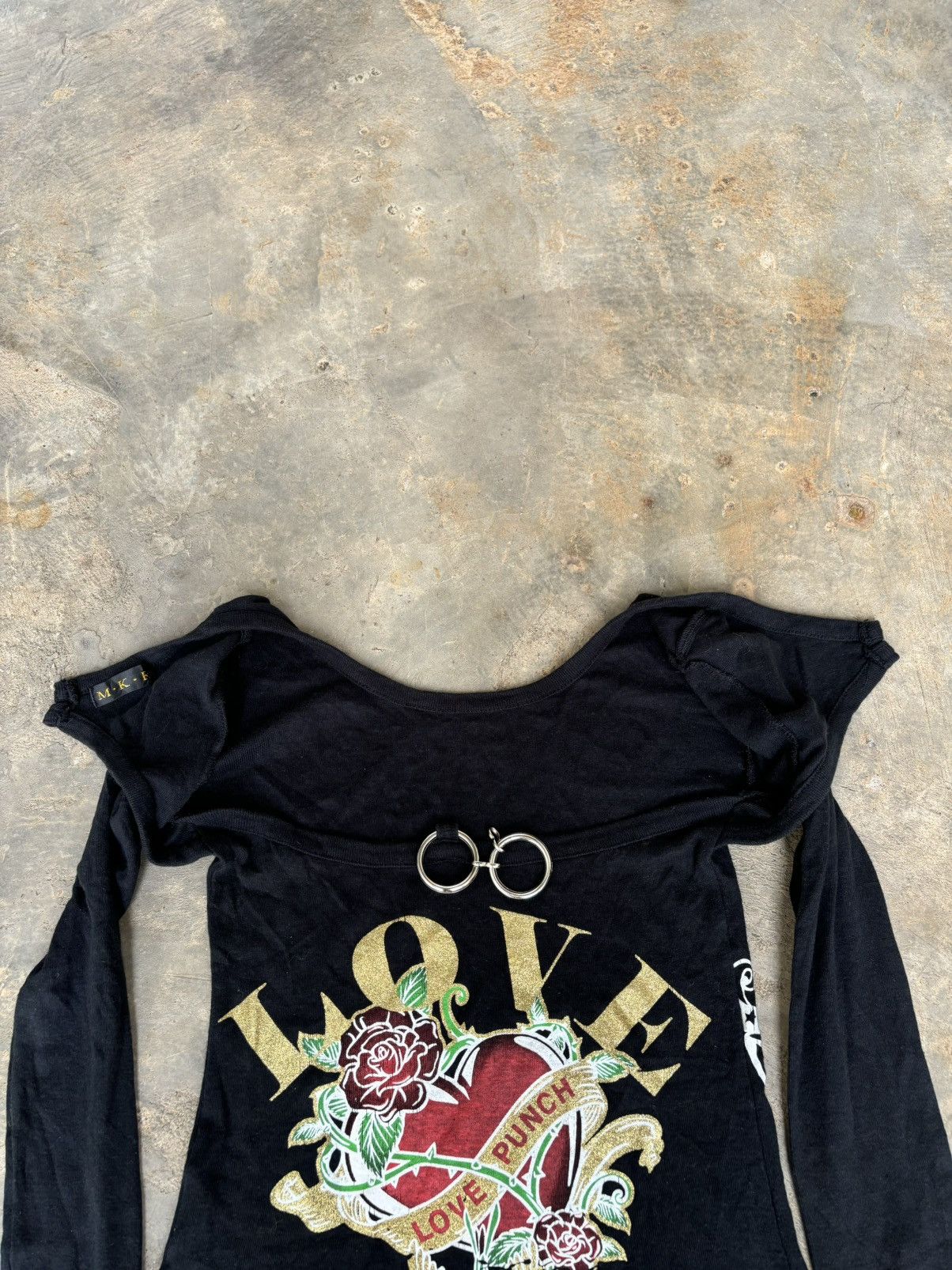 Hysteric Glamour × If Six Was Nine × Japanese Brand Y2k MKR Love Punch Poem Skull Womens Punk Style Size M / US 6-8 / IT 42-44 - 5 Thumbnail
