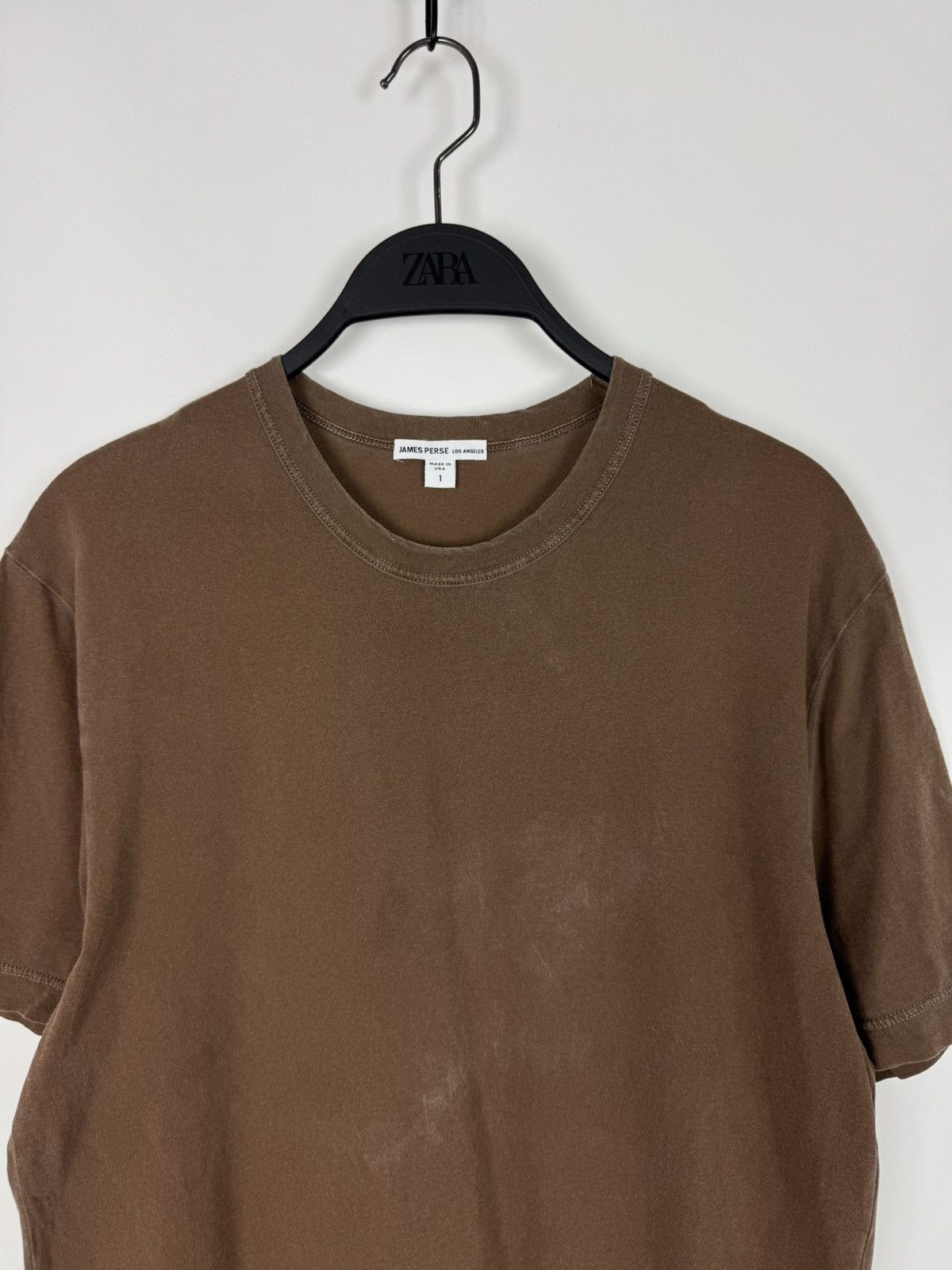 James Perse Distressed James Perse Palm Graphic T-Shirt Size US S / EU 44-46 / 1 - 2 Thumbnail