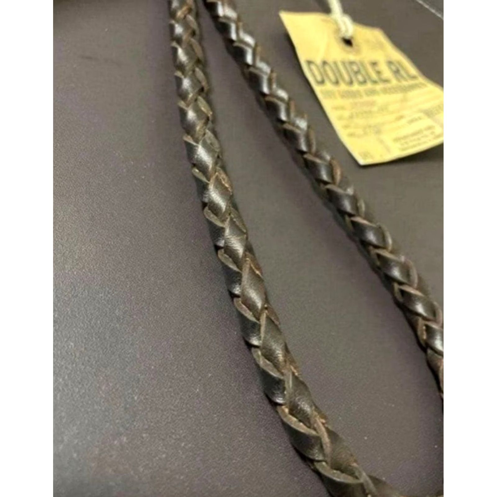 Ralph Lauren RRL RALPH LAUREN Wallet Mens BRAIDED LEATHER CHAIN RARE DEADSTOCK MULTICOLOR USED Size ONE SIZE - 7 Thumbnail