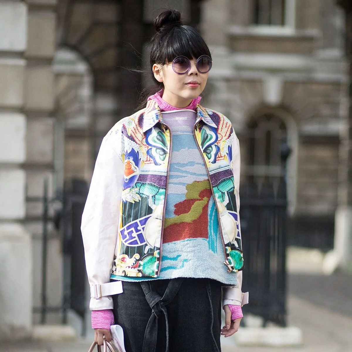 Mary Katrantzou Mary Katrantzou Fall 2011 Printed Jacket — US 4 / UK 8 Size S / US 4 / IT 40 - 2 Thumbnail