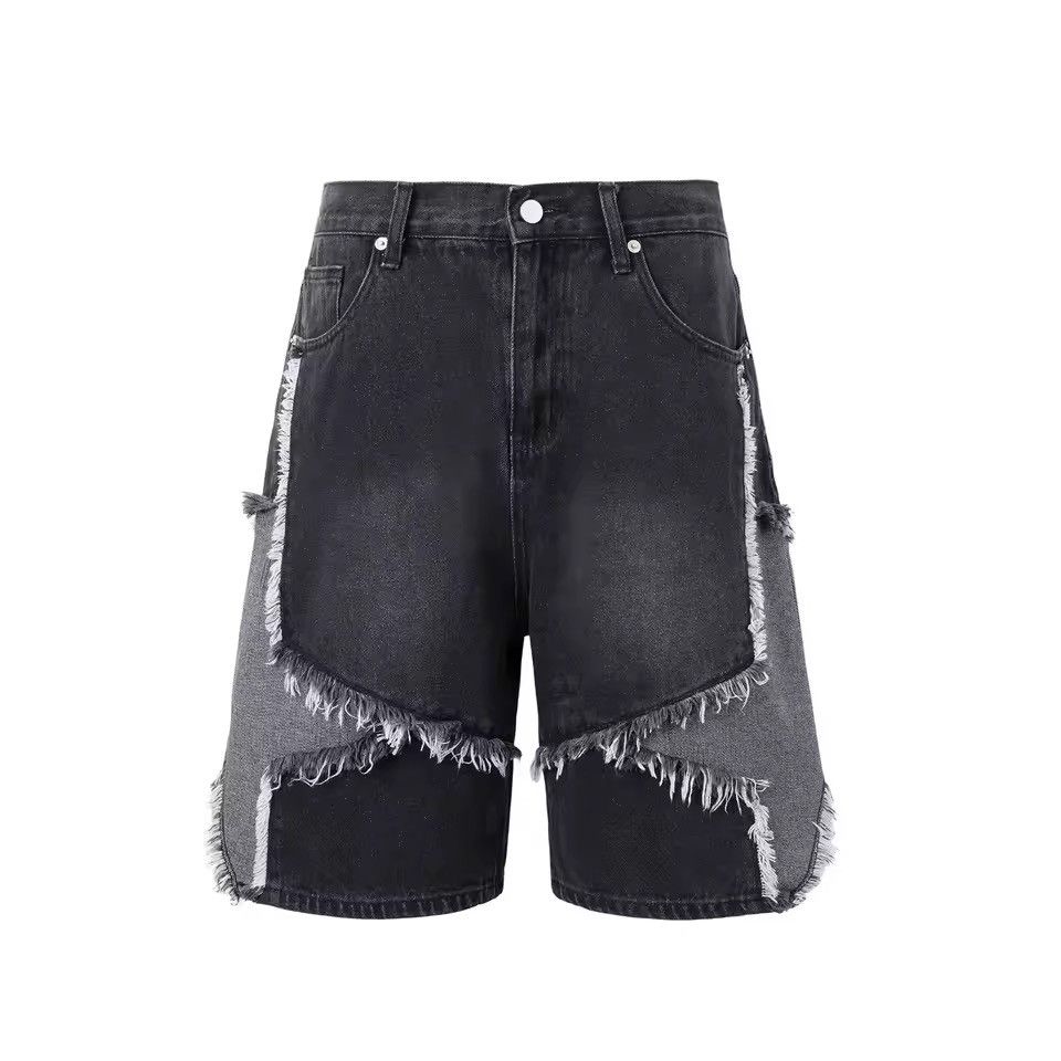 Jean Washed edge Y2K opium shorts jeans | Grailed