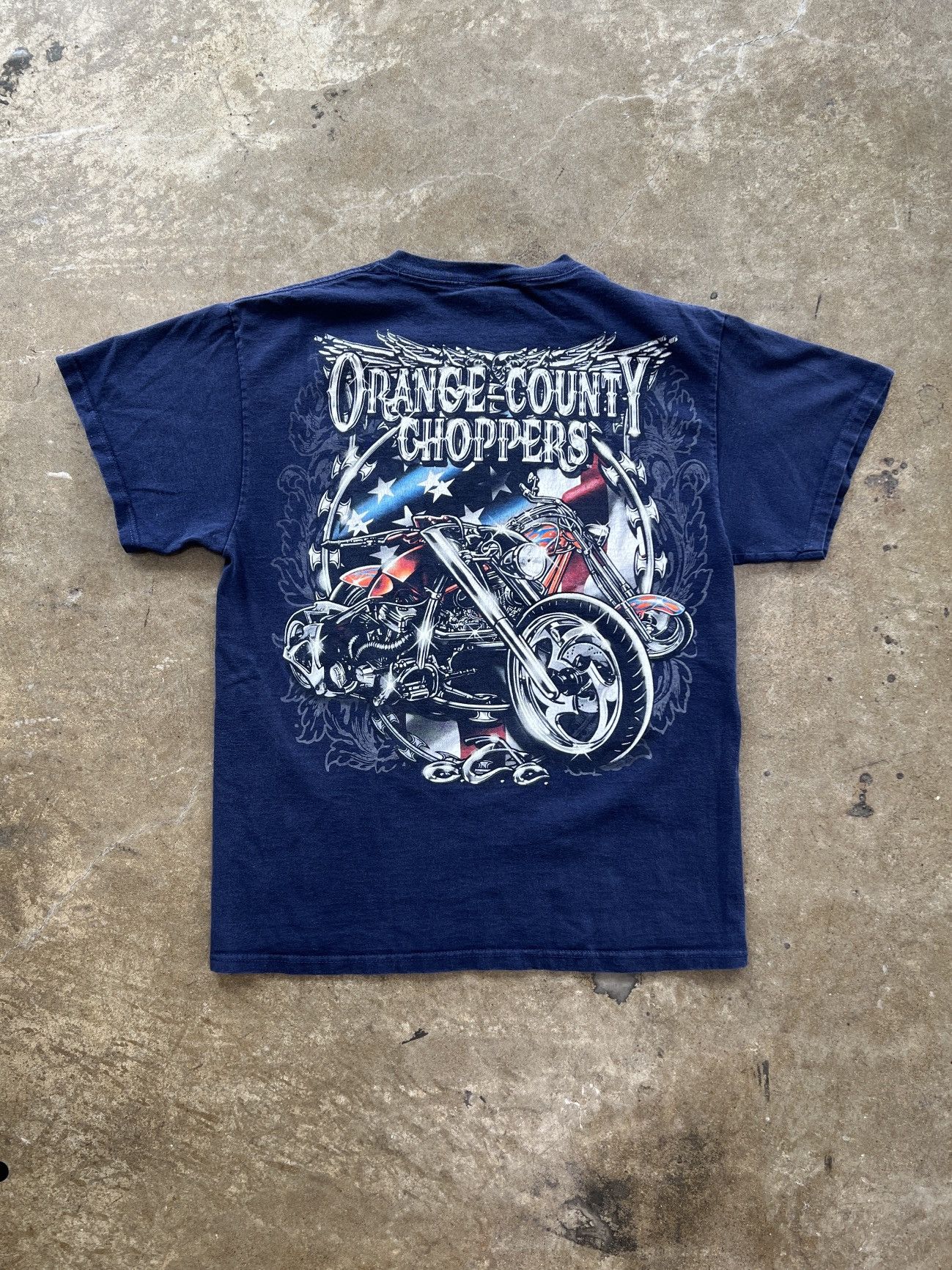 Harley Davidson Vintage Orange County Choppers American Motorcycle Medium Size US M / EU 48-50 / 2 - 2 Thumbnail