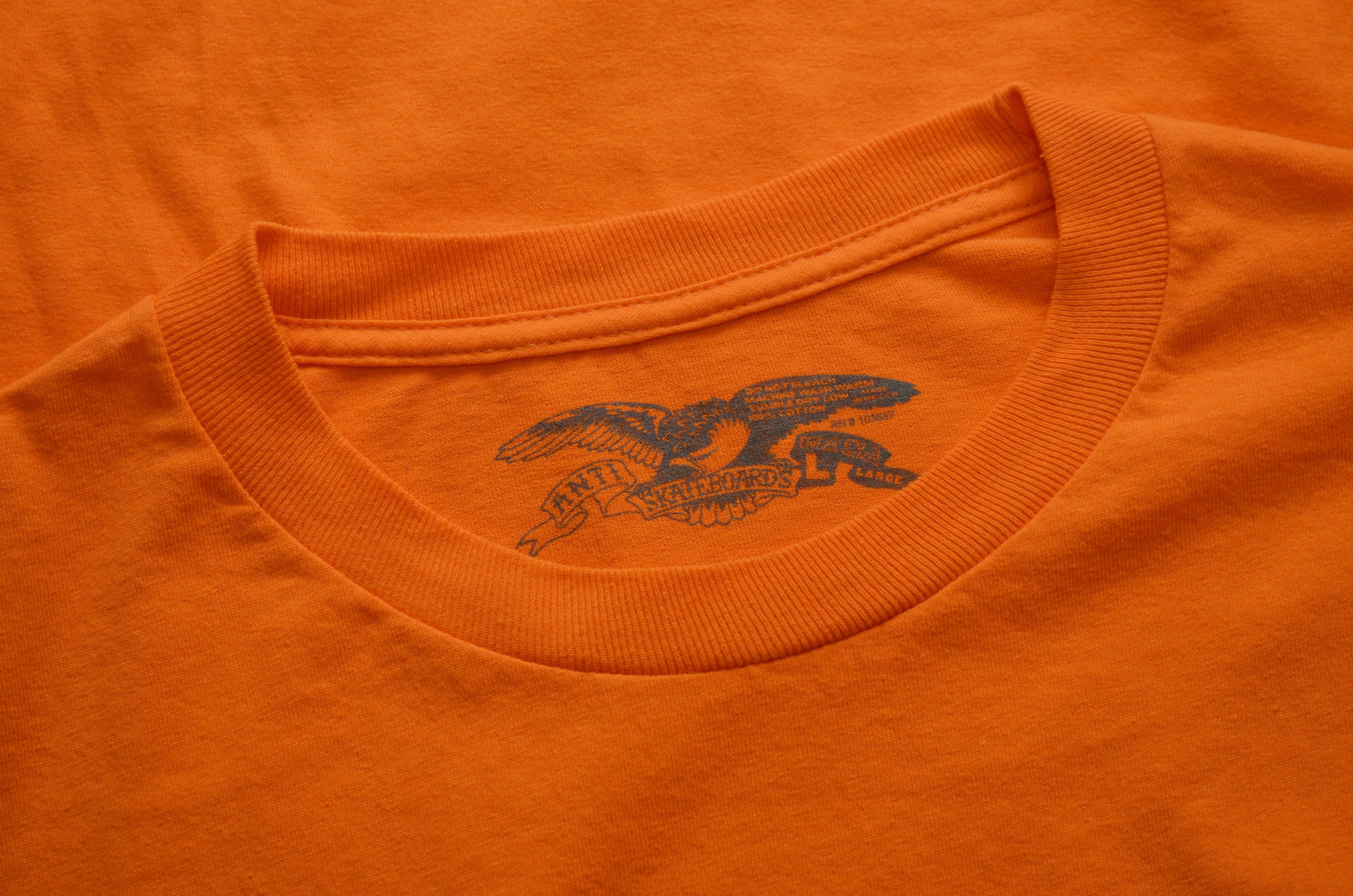 Antihero Anti hero Skateboards Orange Longsleeve Pigeon Logo L RARE Size US L / EU 52-54 / 3 - 5 Thumbnail