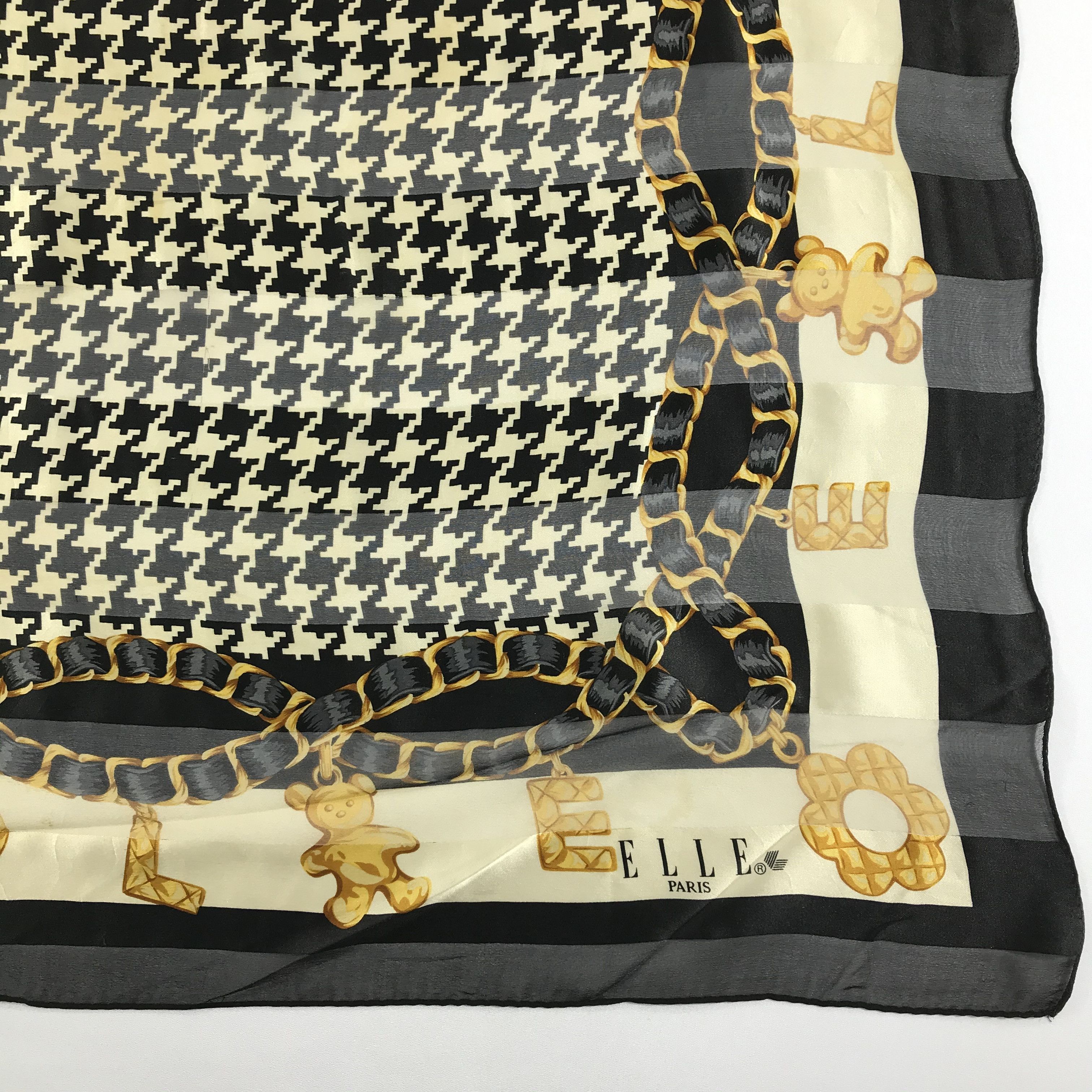 Vintage Vintage Elle Silk Scarf Size ONE SIZE - 4 Thumbnail