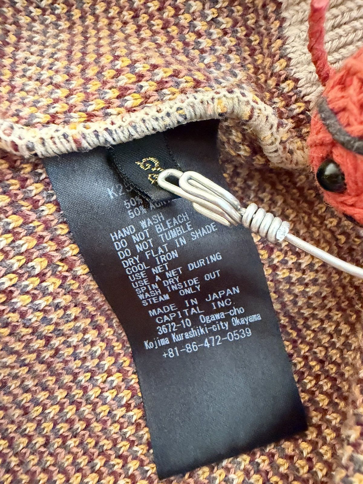 Kapital Kapital 8G Cotton Knit Peckish Rainbowy Fair Isle Crew Size US L / EU 52-54 / 3 - 4 Thumbnail