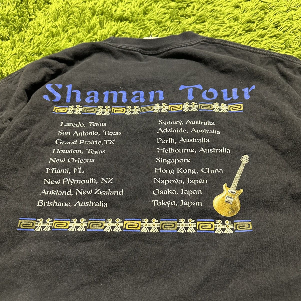 Band Tees × Vintage Carlos Santana Shaman 2002 Tour Size US XL / EU 56 / 4 - 2 Thumbnail