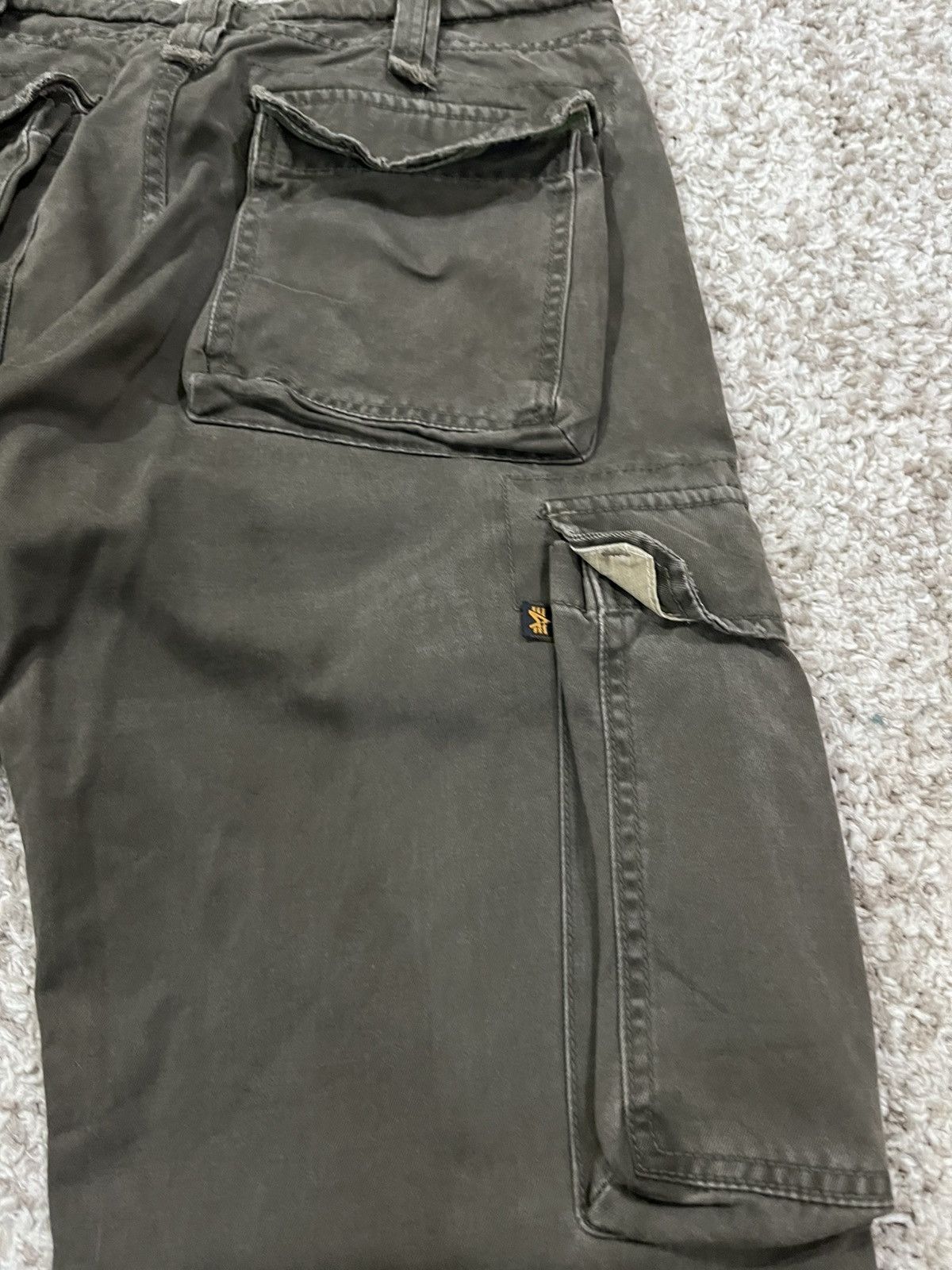 Alpha Industries Alpha Industries Brown Utility Cargo Pants Size US 30 / EU 46 - 9 Thumbnail