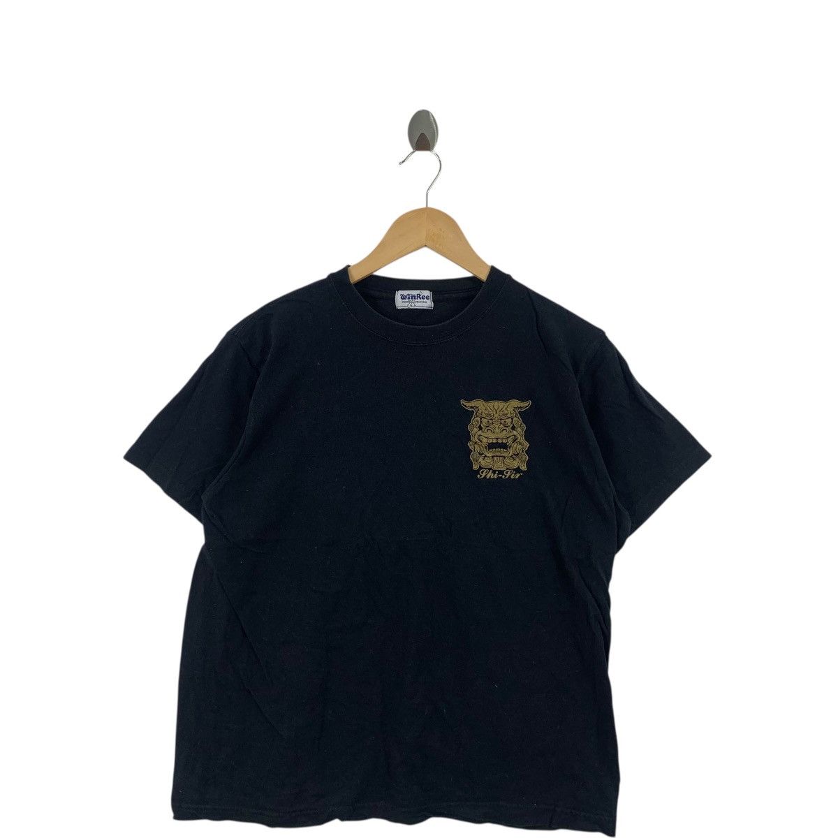 Vintage Vintage OKINAWA JAPAN SHISA Ryukyuan Cultural Artifact Tee Size US L / EU 52-54 / 3 - 5 Thumbnail