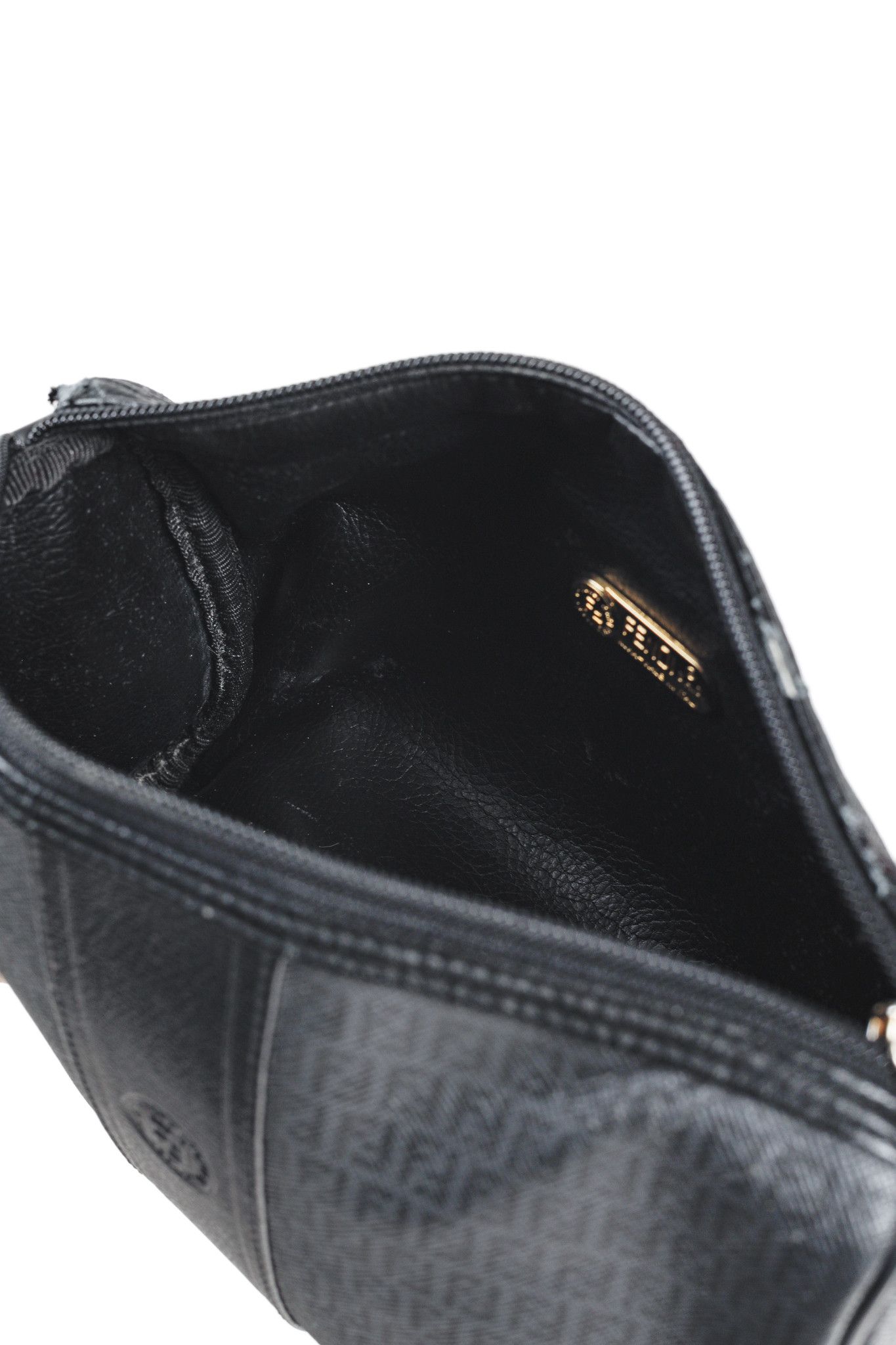 Fendi Fendi Vintage Grey & Black FF Coated Canvas Crossbody Bag Size ONE SIZE - 12 Thumbnail