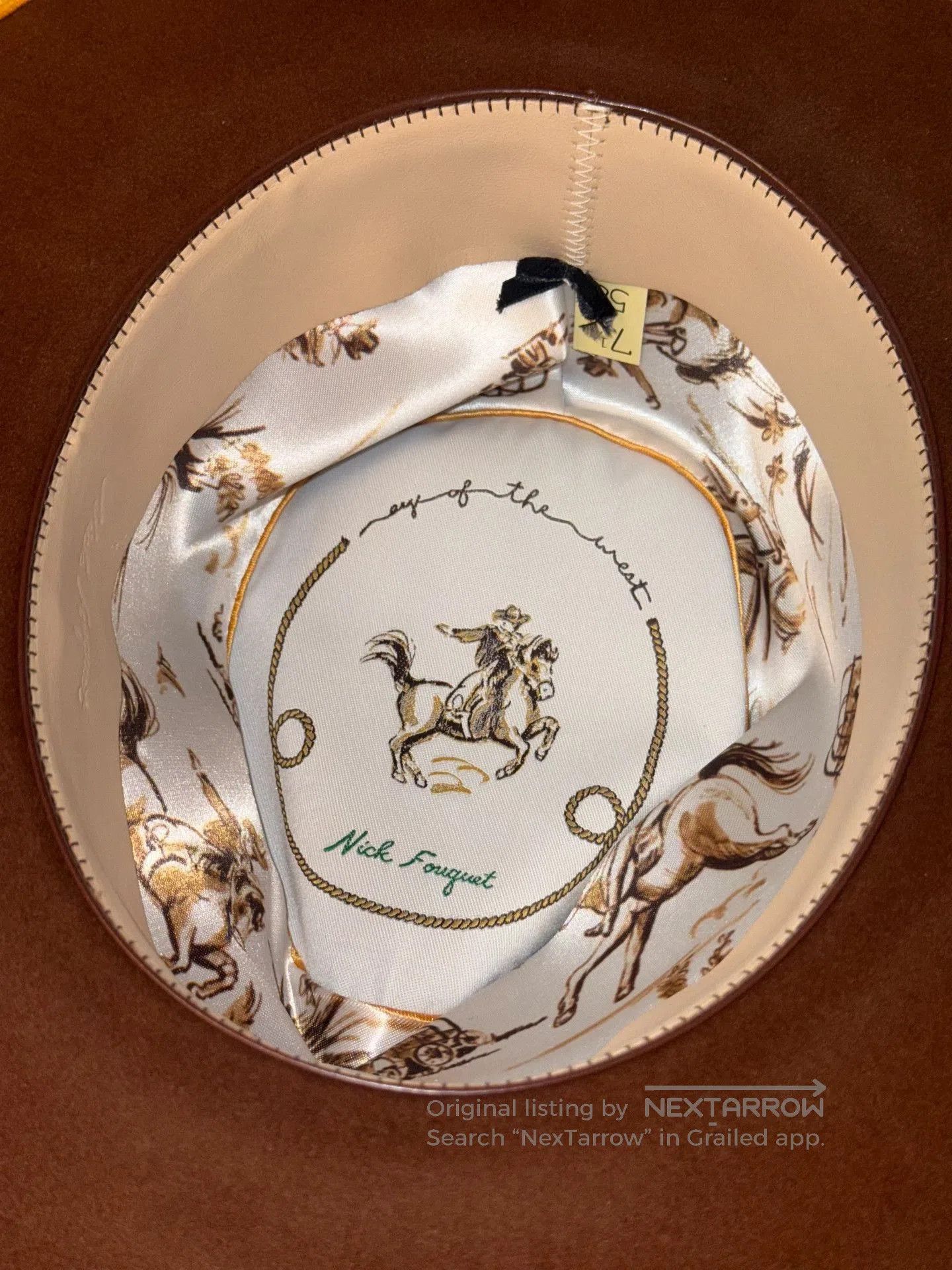 Nick Fouquet Nick Fouquet Western Cowboy Top Hat. Size ONE SIZE - 5 Thumbnail