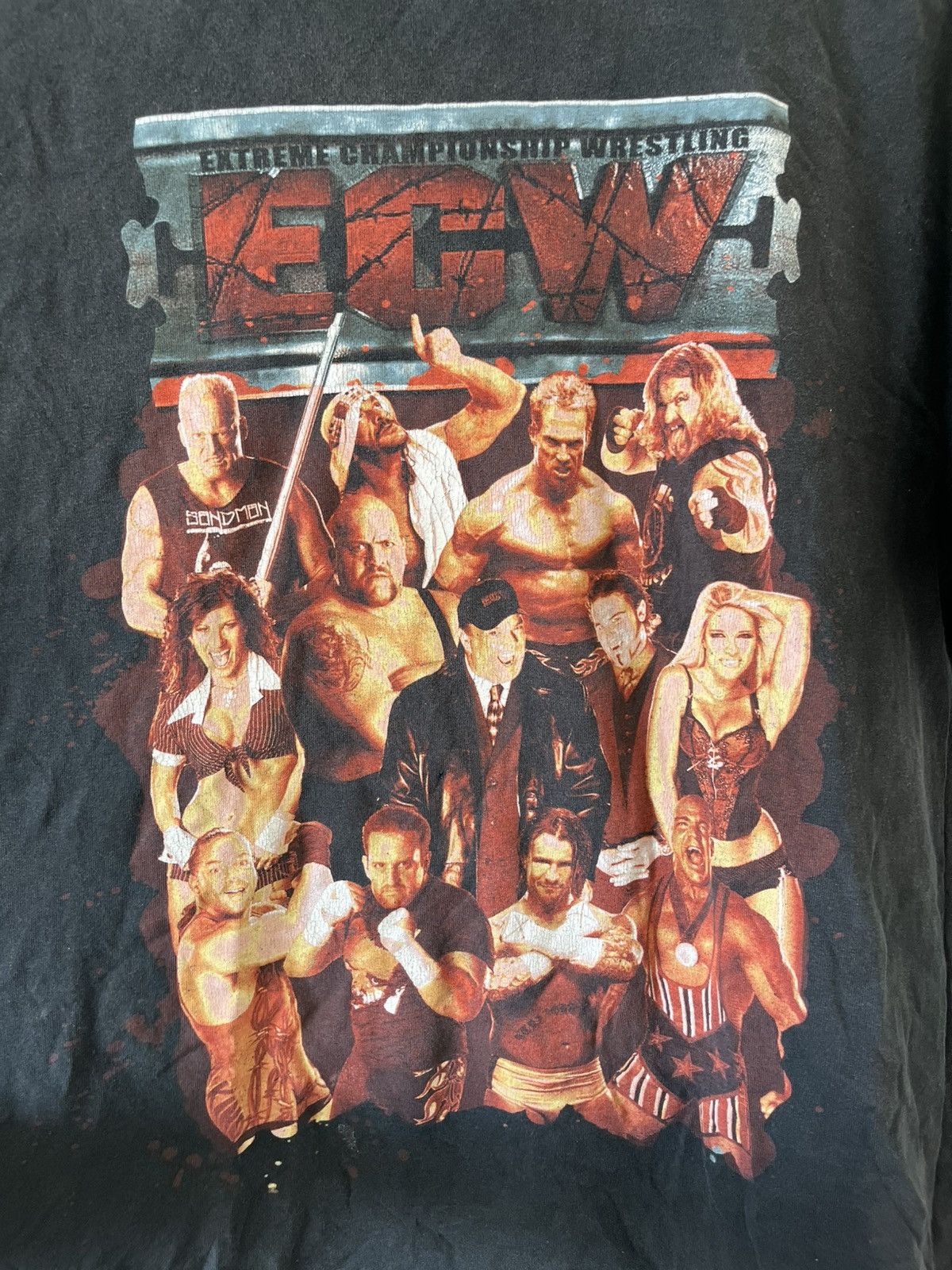 WWE 2002 ECW vintage rare Size US XL / EU 56 / 4 - 2 Thumbnail