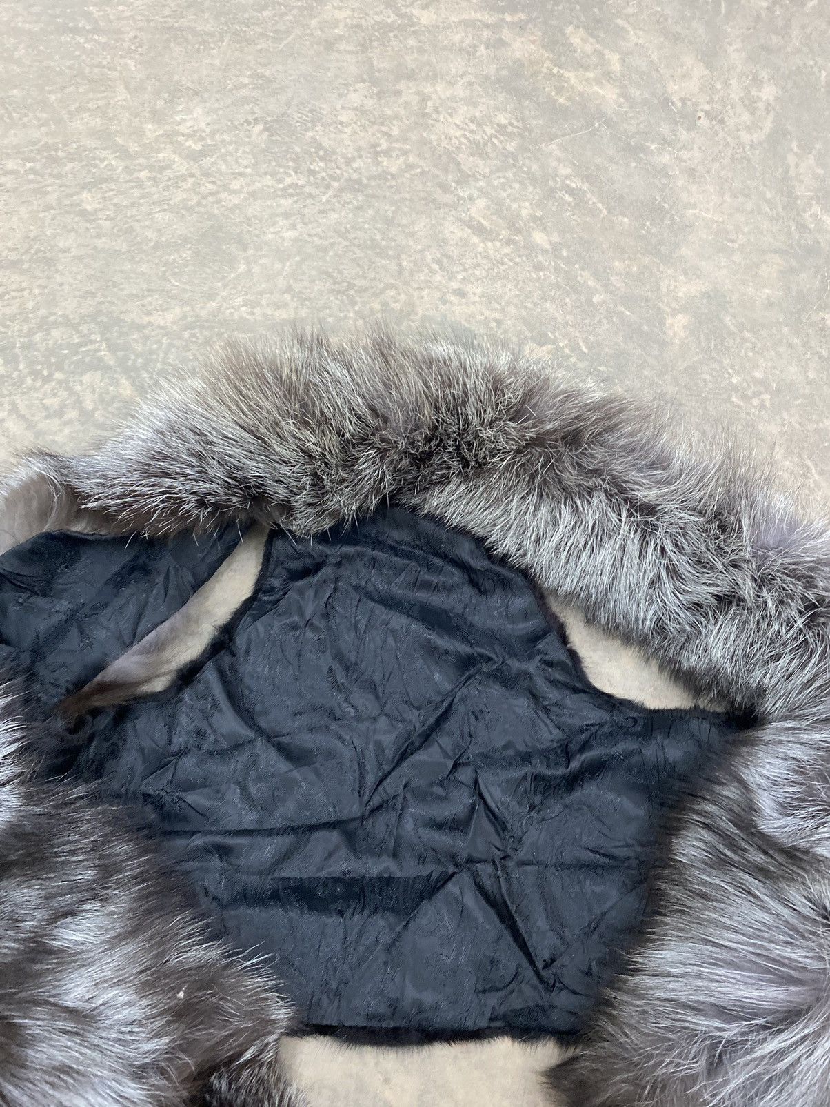 Japanese Brand FUR VEST JAPAN HAIRY FLUFFY VINTAGE Size L / US 10 / IT 46 - 3 Thumbnail