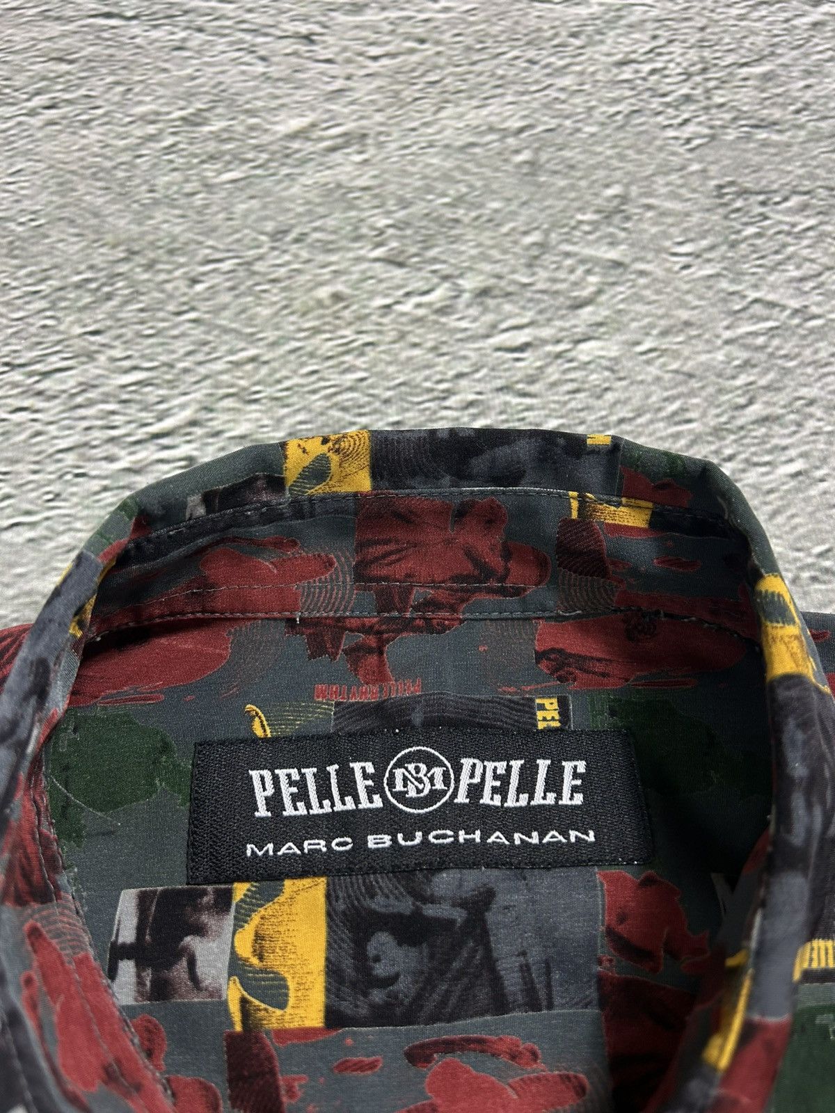 Pelle Pelle Pelle Pelle vintage full print Shirt button up music rhytm Size US L / EU 52-54 / 3 - 6 Thumbnail