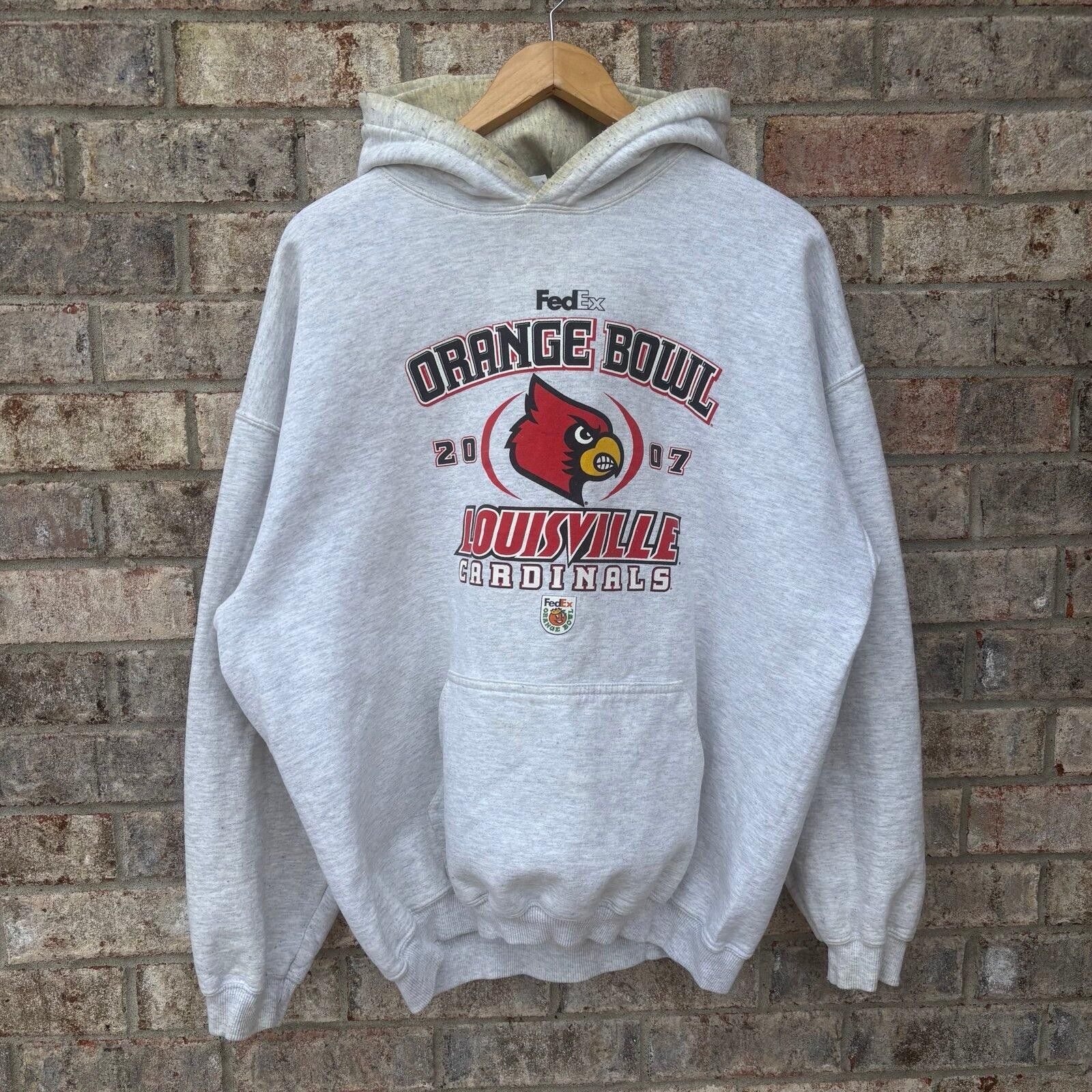Hanes Vintage Louisville football hoodie Size US XL / EU 56 / 4 - 1 Thumbnail