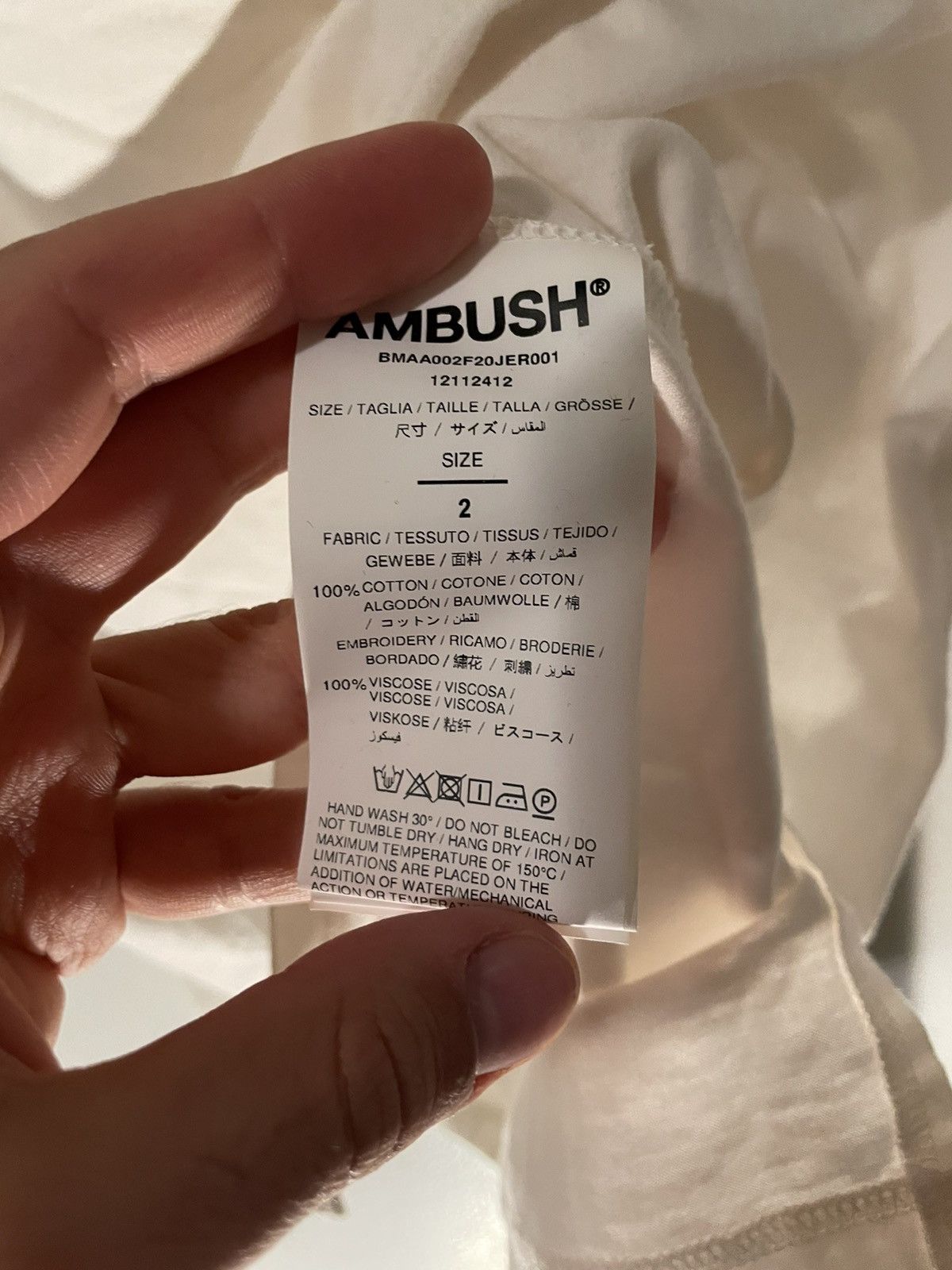 Ambush Design F1 Ambush tshirt / made in Japan Size US M / EU 48-50 / 2 - 4 Thumbnail