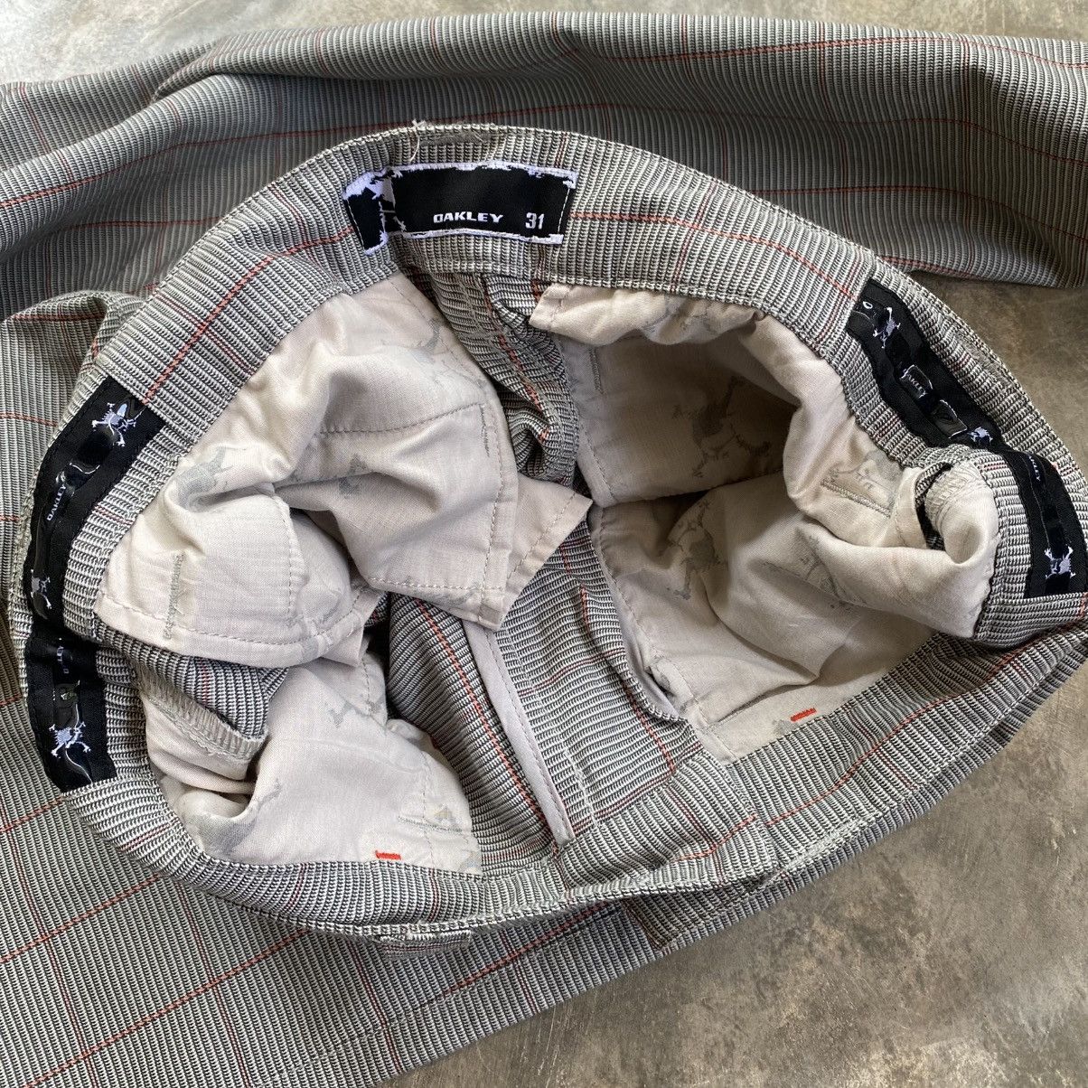 Oakley Oakley Tartan Bootcut Pants Size US 28 / EU 44 - 9 Thumbnail