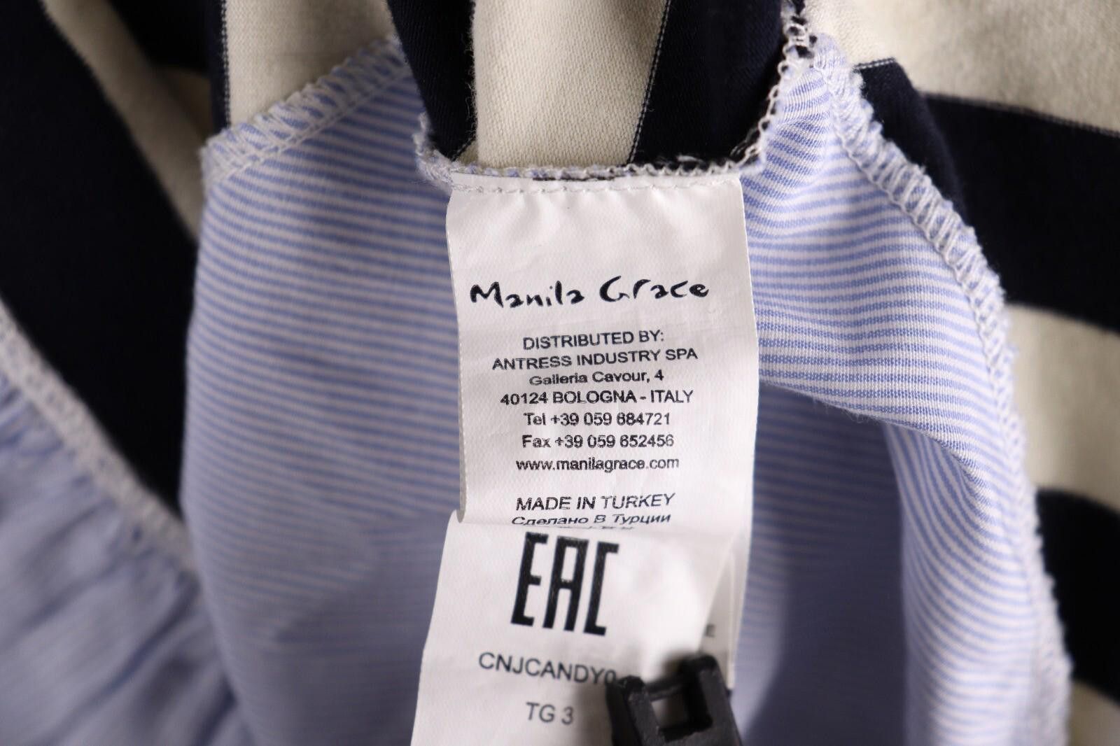 Designer Manila Grace Multicolor Stripe Tunic Shirt Size 3 Size M / US 6-8 / IT 42-44 - 11 Thumbnail