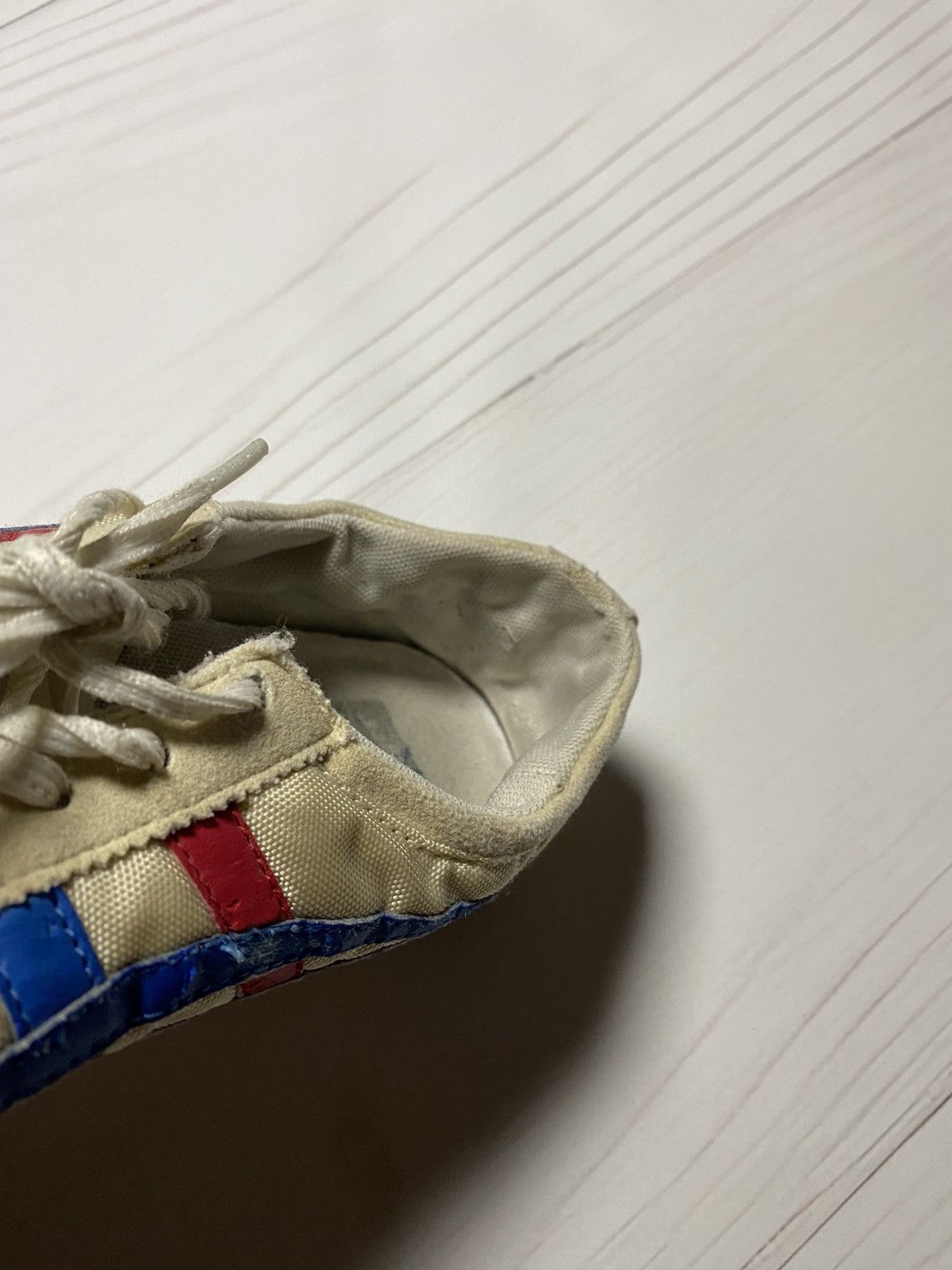 Japanese Brand × Onitsuka Tiger × Vintage Vintage Onitsuka Tiger Mexico 66 worn distressed sneakers Size US 6.5 / EU 39-40 - 15 Thumbnail