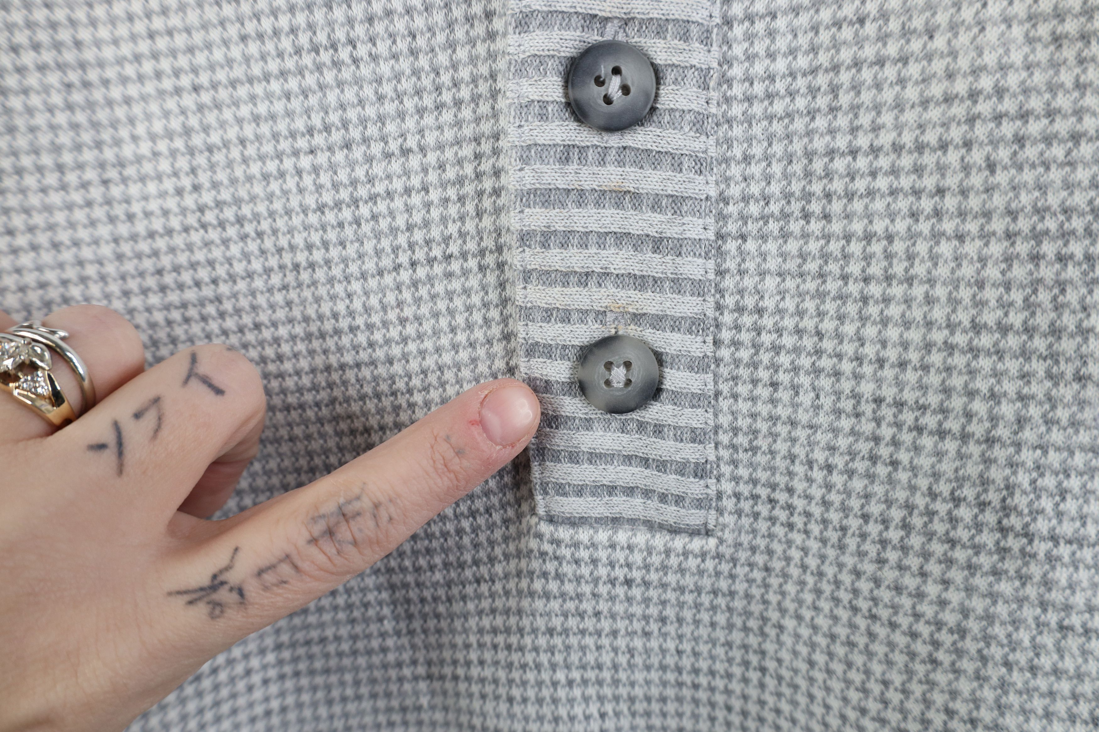 Vintage Vintage Ford Motor Company Houndstooth Knit Henley Sweater Size US XL / EU 56 / 4 - 5 Thumbnail