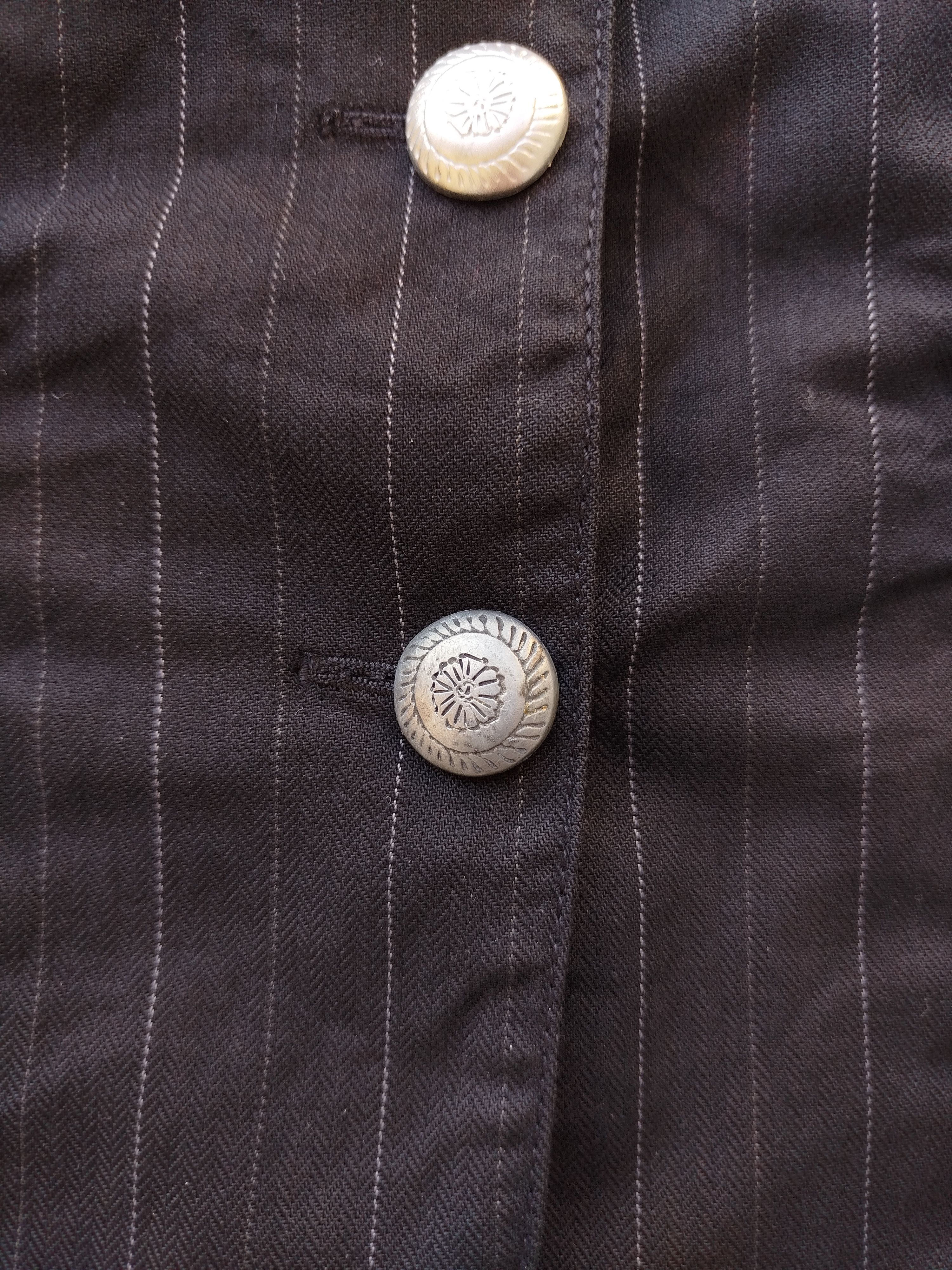 Marithe + Francois Girbaud Blazer Jacket Striped Pockets Cotton Italy Vintage 00s Size S / US 4 / IT 40 - 5 Thumbnail