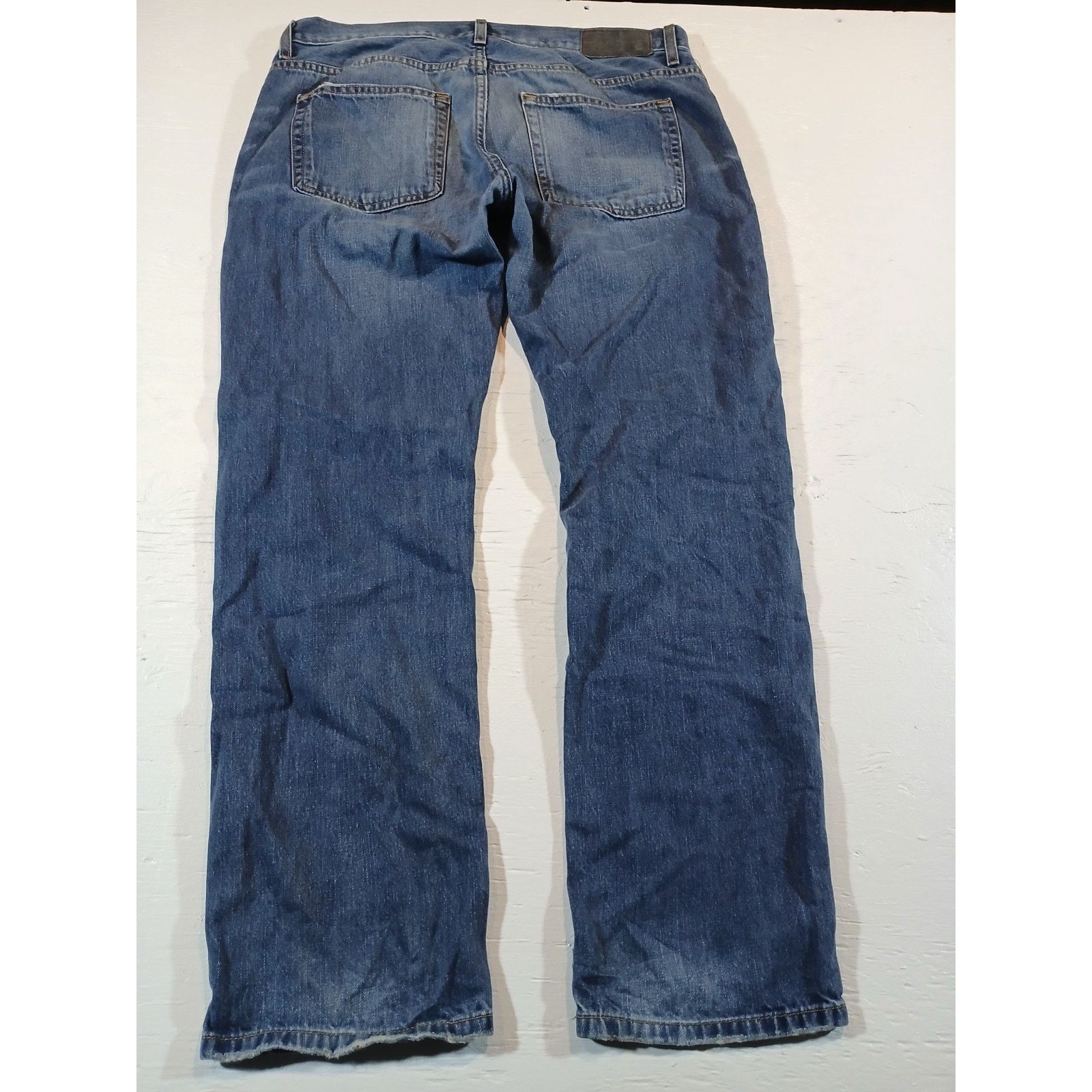 Adam Levine Adam Levine (34x30) Men's Relaxed Straight Blue Denim Jeans Size US 34 / EU 50 - 2 Thumbnail