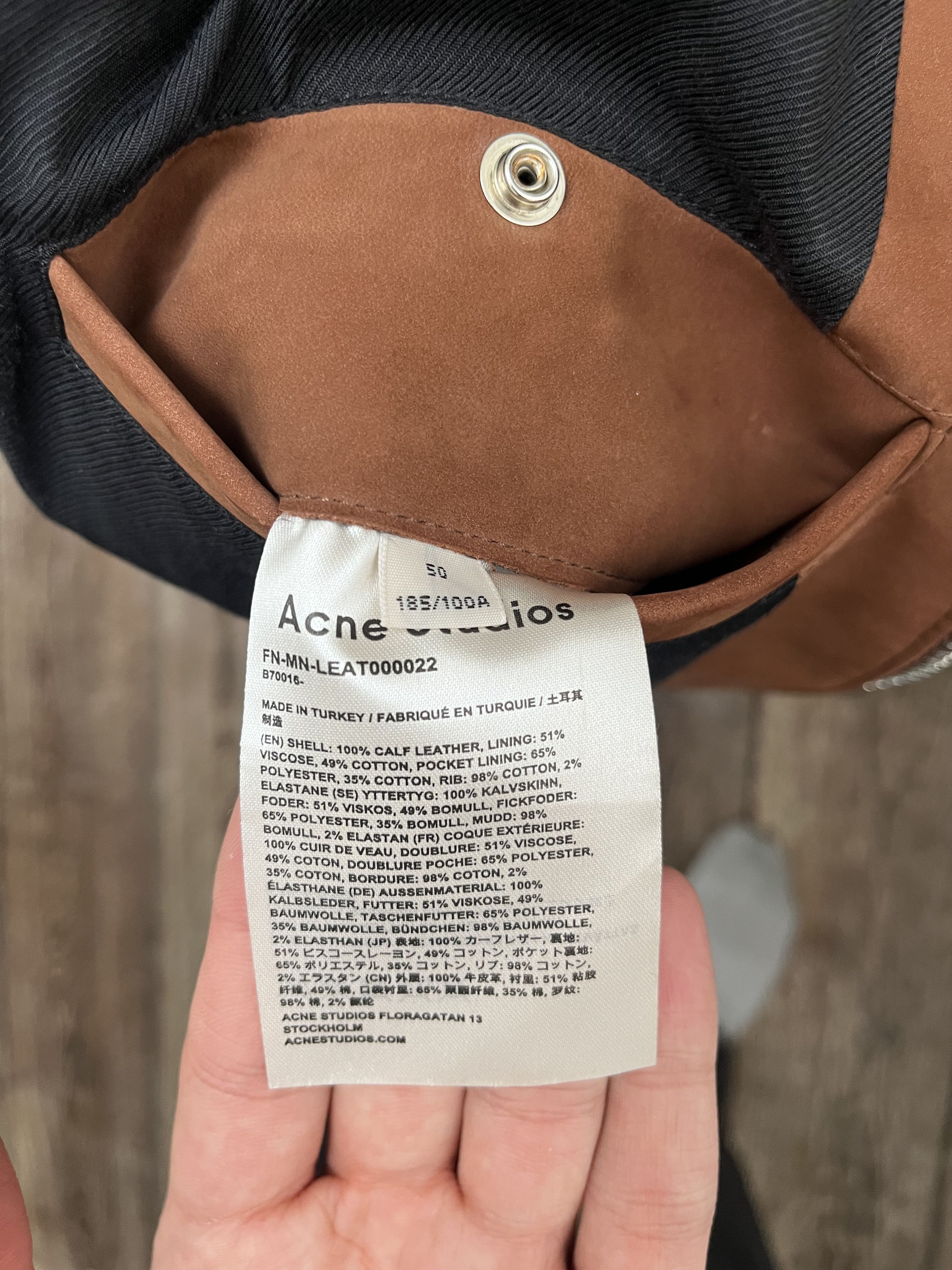 Acne Studios Acne Studios Calf Leather Bomber Jacket Size US M / EU 48-50 / 2 - 8 Thumbnail