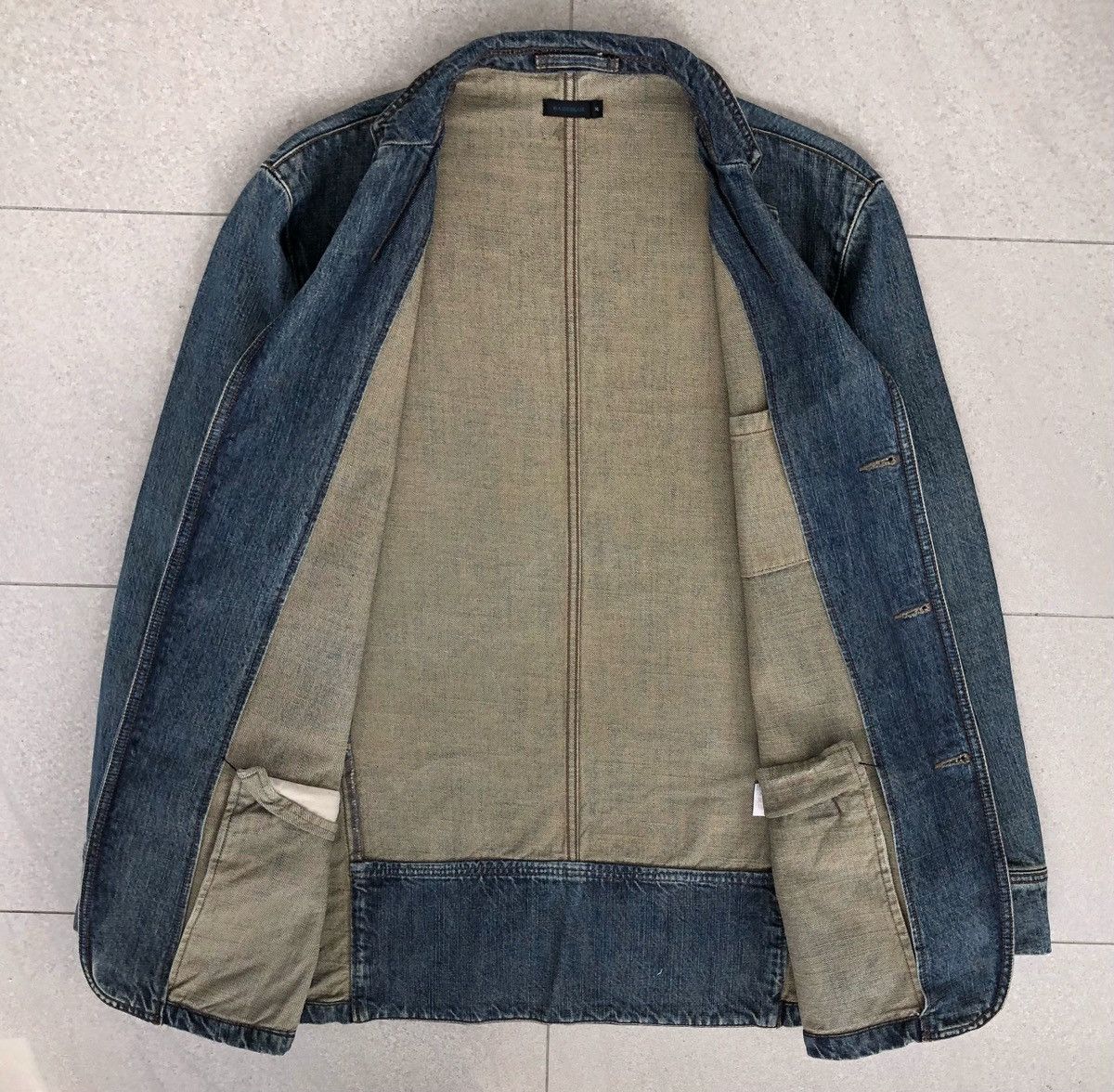 Japanese Brand Vintage Rageblue Mens Denim Jacket / Blazer Size US XL / EU 56 / 4 - 6 Thumbnail
