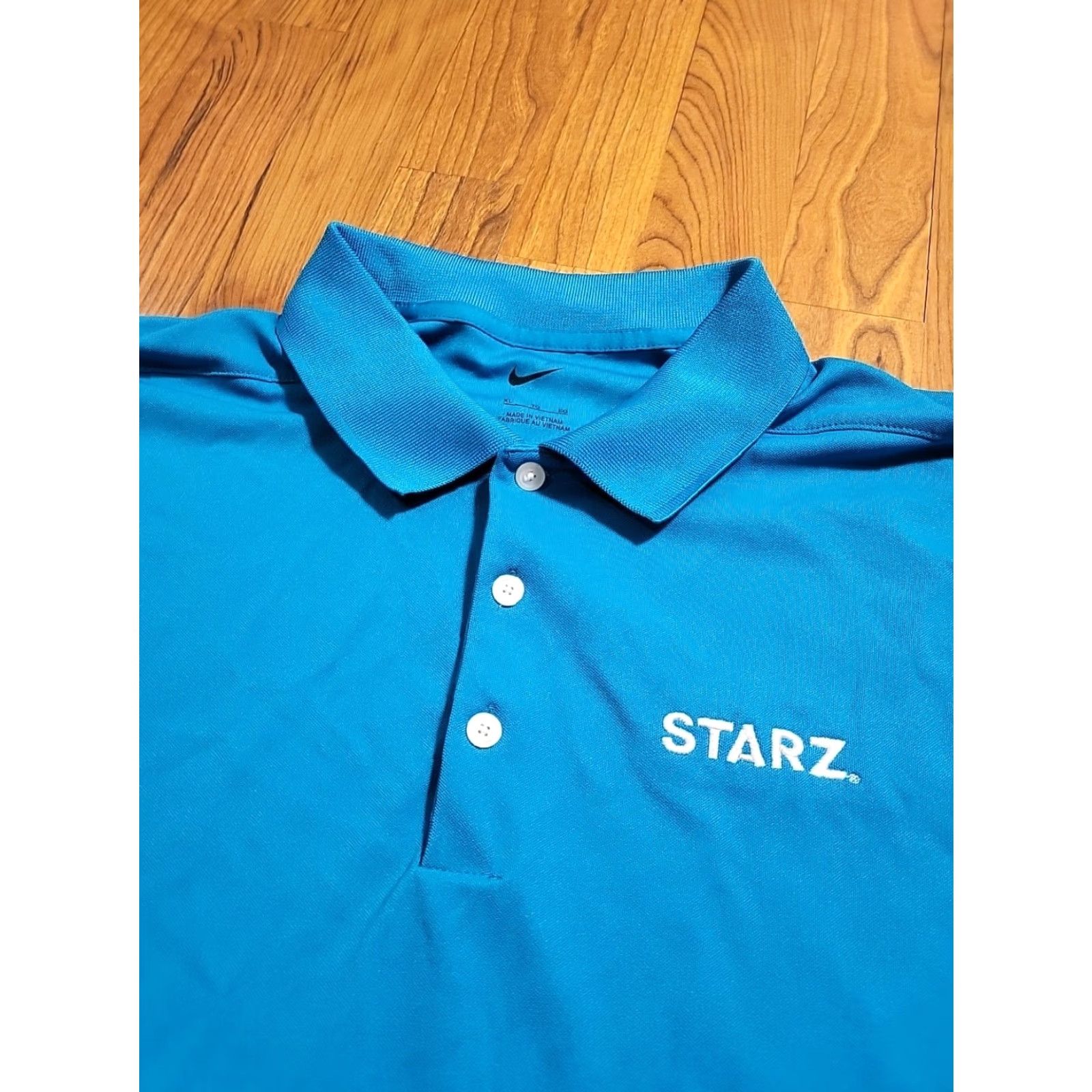 Nike Nike Polo Shirt XL Teal Blue Starz Logo Embroidered Size US XL / EU 56 / 4 - 2 Thumbnail