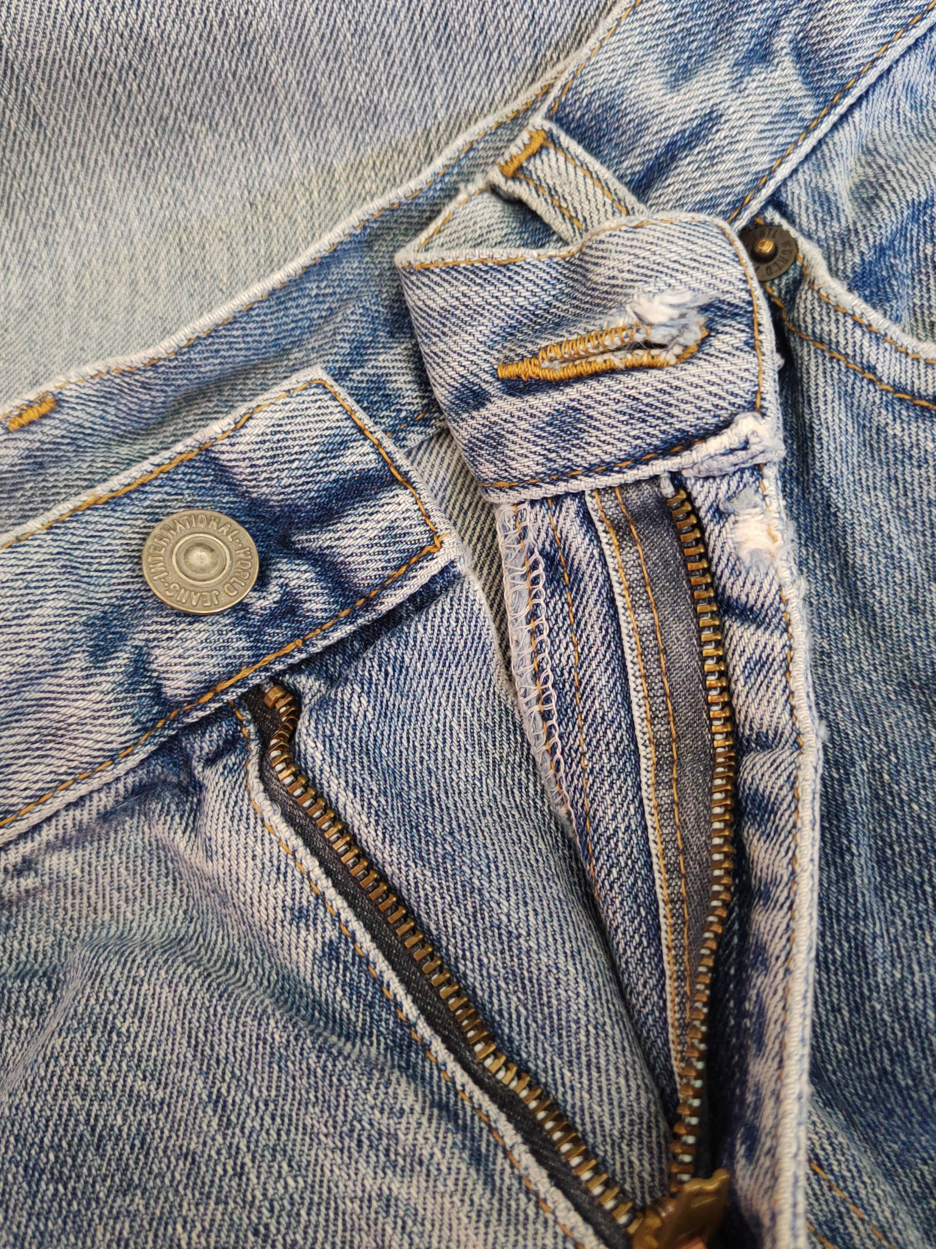 Japanese Brand Japanese Brand Blue Faded Distressed Ripped Jeans #S1697 Size US 34 / EU 50 - 14 Thumbnail