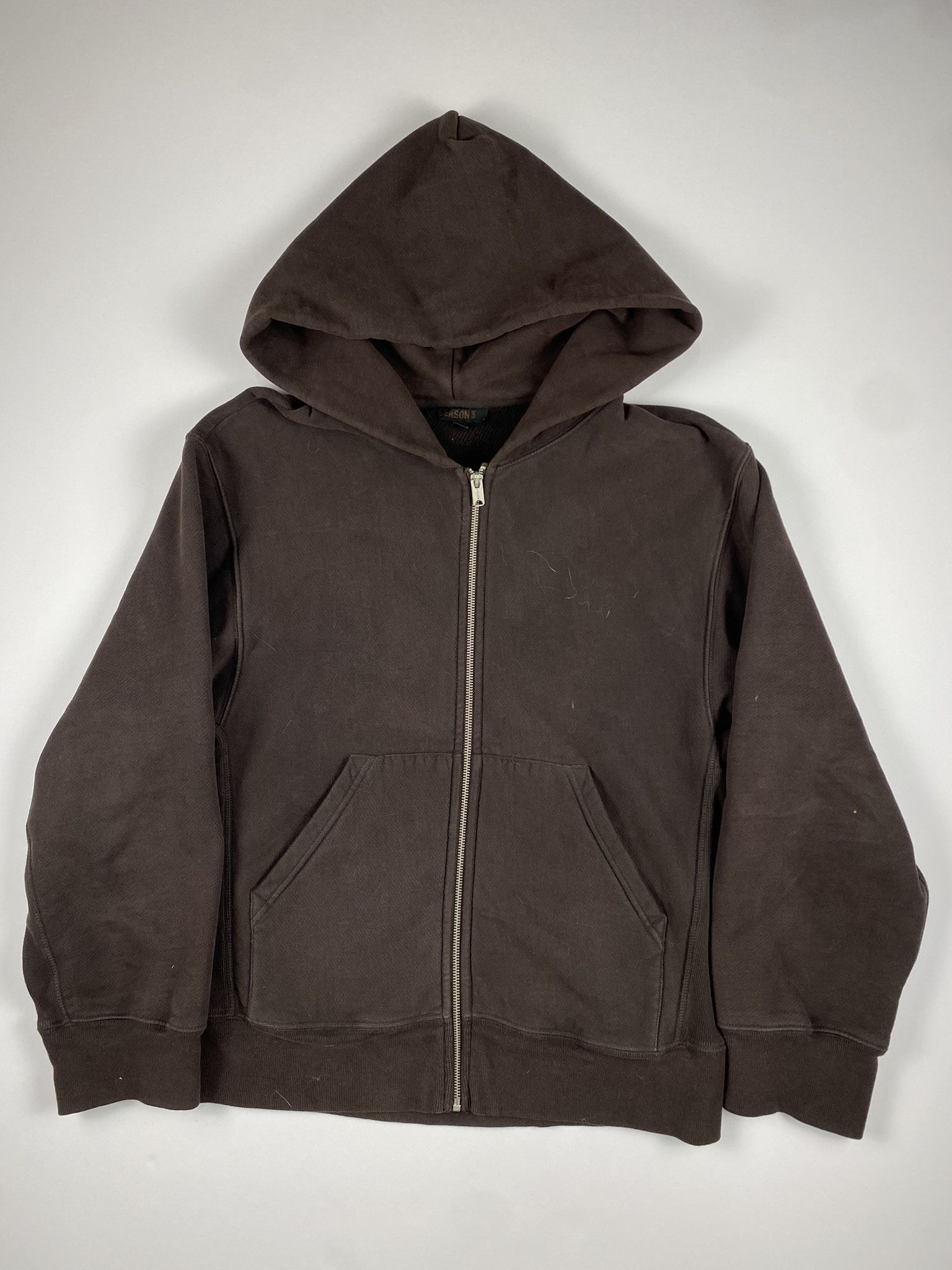 image of Yeezy Season 3 Sample Gun Zip Up in Browns, Men's (Size XS)