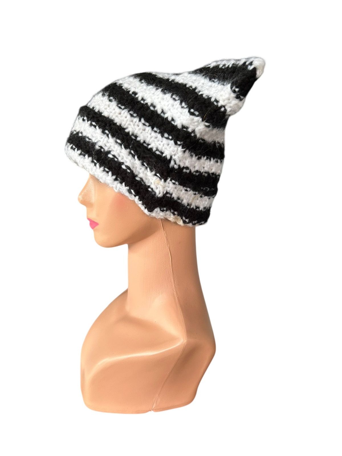 Kapital Hunny Horn Devil Crochet Knitted Handmade Beanie Hats Size ONE SIZE - 2 Thumbnail