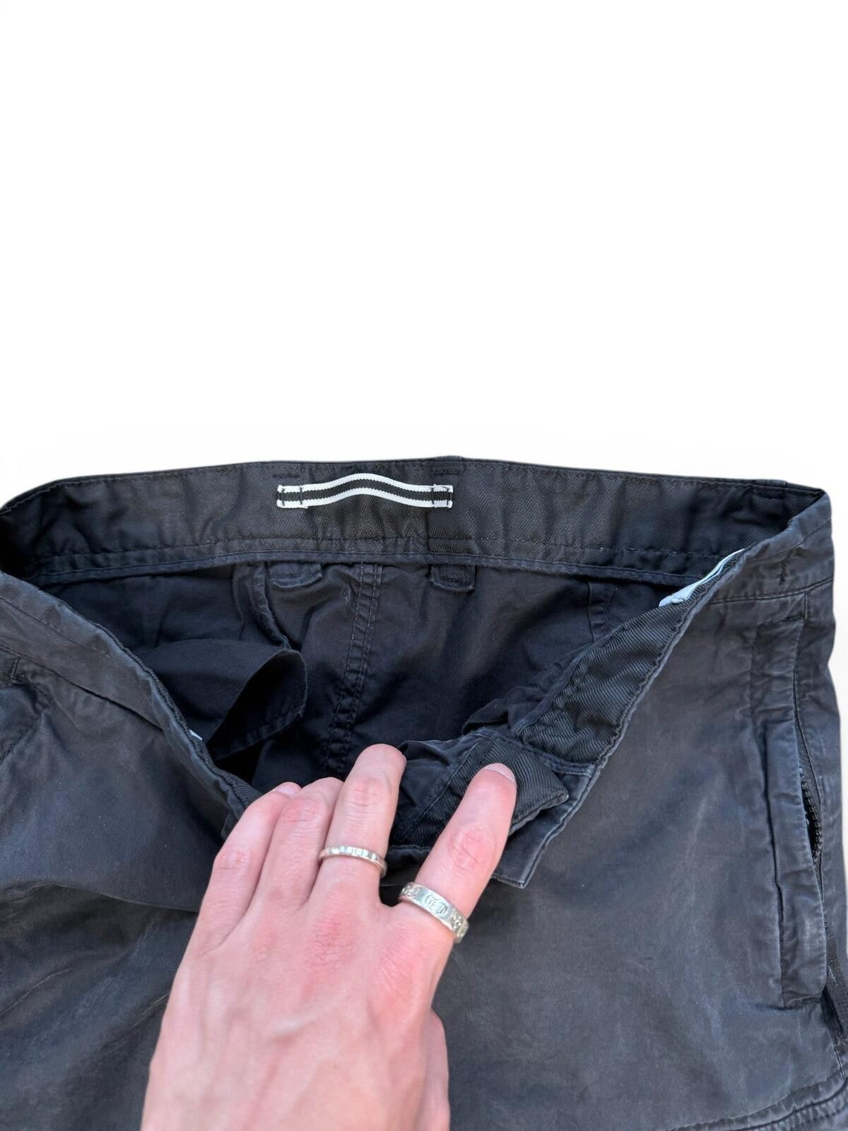 Other Stone Island Black Cargo Pants Size 32 Waist Size US 32 / EU 48 - 6 Thumbnail