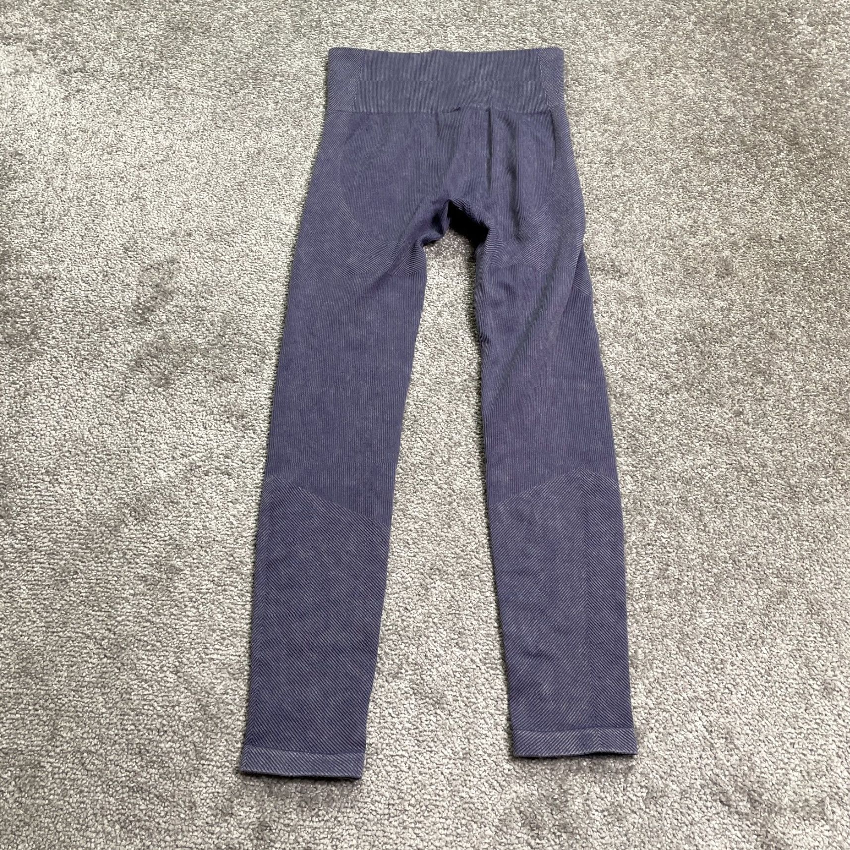 Vintage JOYLAB Compression Leggings Women's Small Purple Athletic Yoga Activewear 22in Waist Size 28" / US 6 / IT 42 - 2 Thumbnail