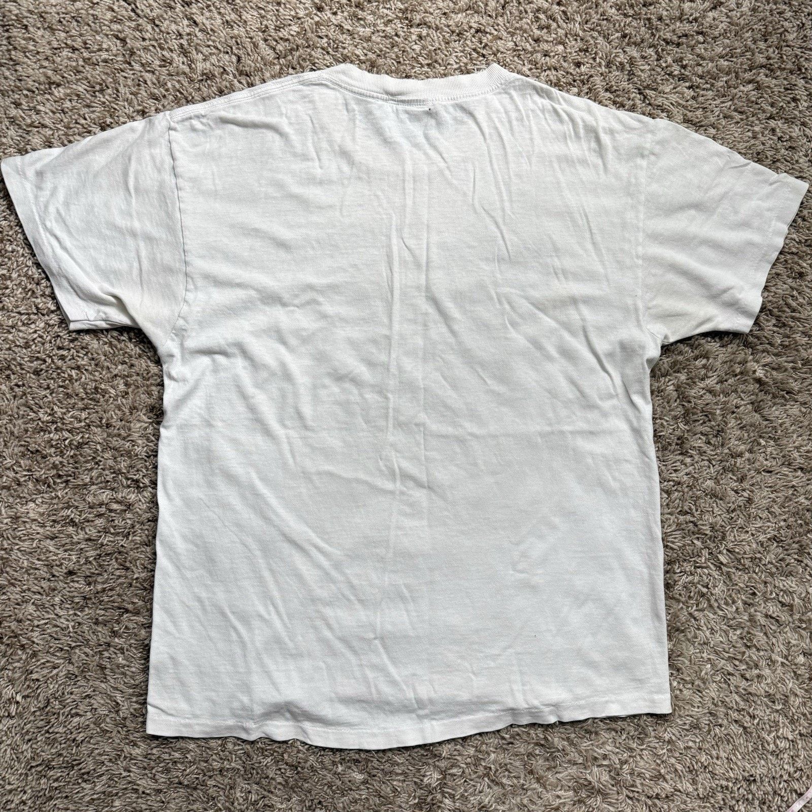 American Eagle Outfitters × Vintage Vintage 90’s American Eagle Outfitters White Nature T-Shirt Size US M / EU 48-50 / 2 - 4 Thumbnail