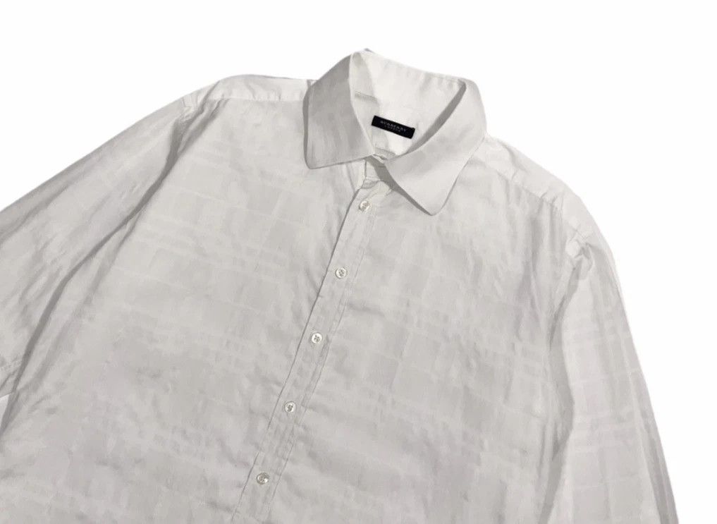 Burberry Burberry Button Shirt Plaid Men’s Sz 43 White Size US L / EU 52-54 / 3 - 4 Thumbnail