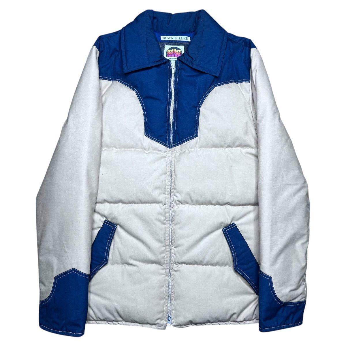 Other Vtg 1970s Miller Outerwear Goose Down Puffer Western Jacket Size US S / EU 44-46 / 1 - 1 Thumbnail
