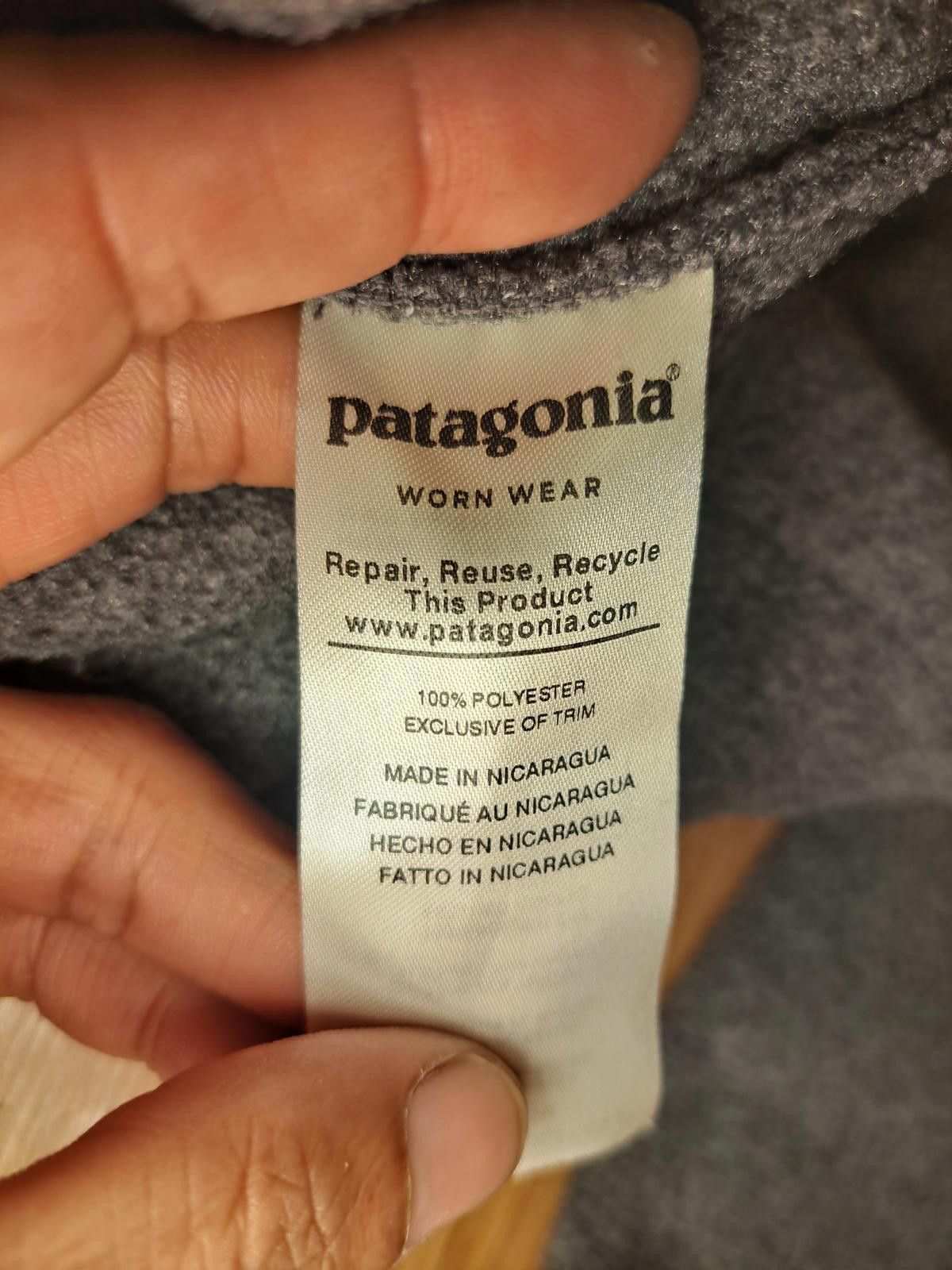 Patagonia Patagonia Synchilla Snap T Pullover Jacket Mens XS Gray Size US XS / EU 42 / 0 - 4 Thumbnail