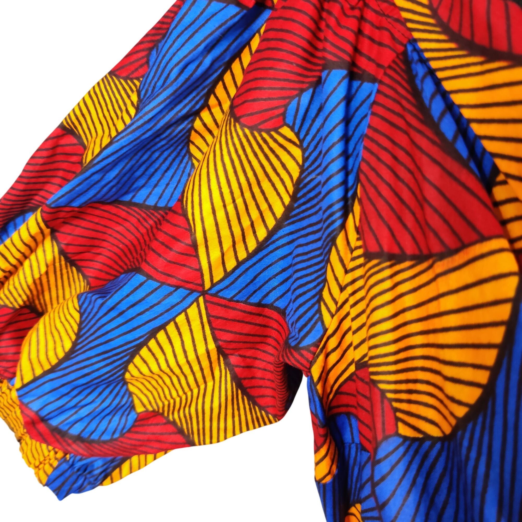 Other L'aviye Off Shoulder Ankara Jumpsuit L Multicolor African Co Size L / US 10 / IT 46 - 13 Thumbnail