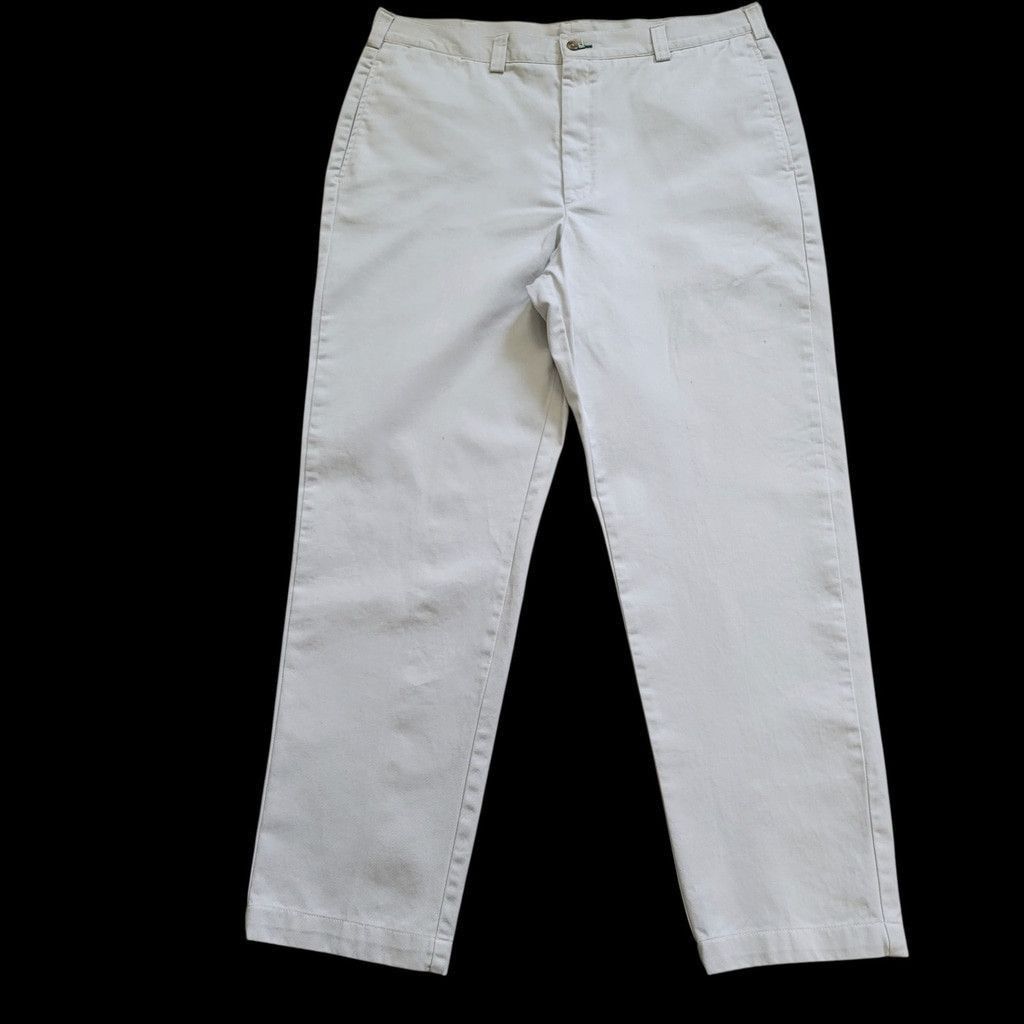 Tommy Hilfiger Tommy Hilfiger Men Beige Relaxed-Fit Chino Pants Size 38/32 Size US 38 / EU 54 - 2 Thumbnail