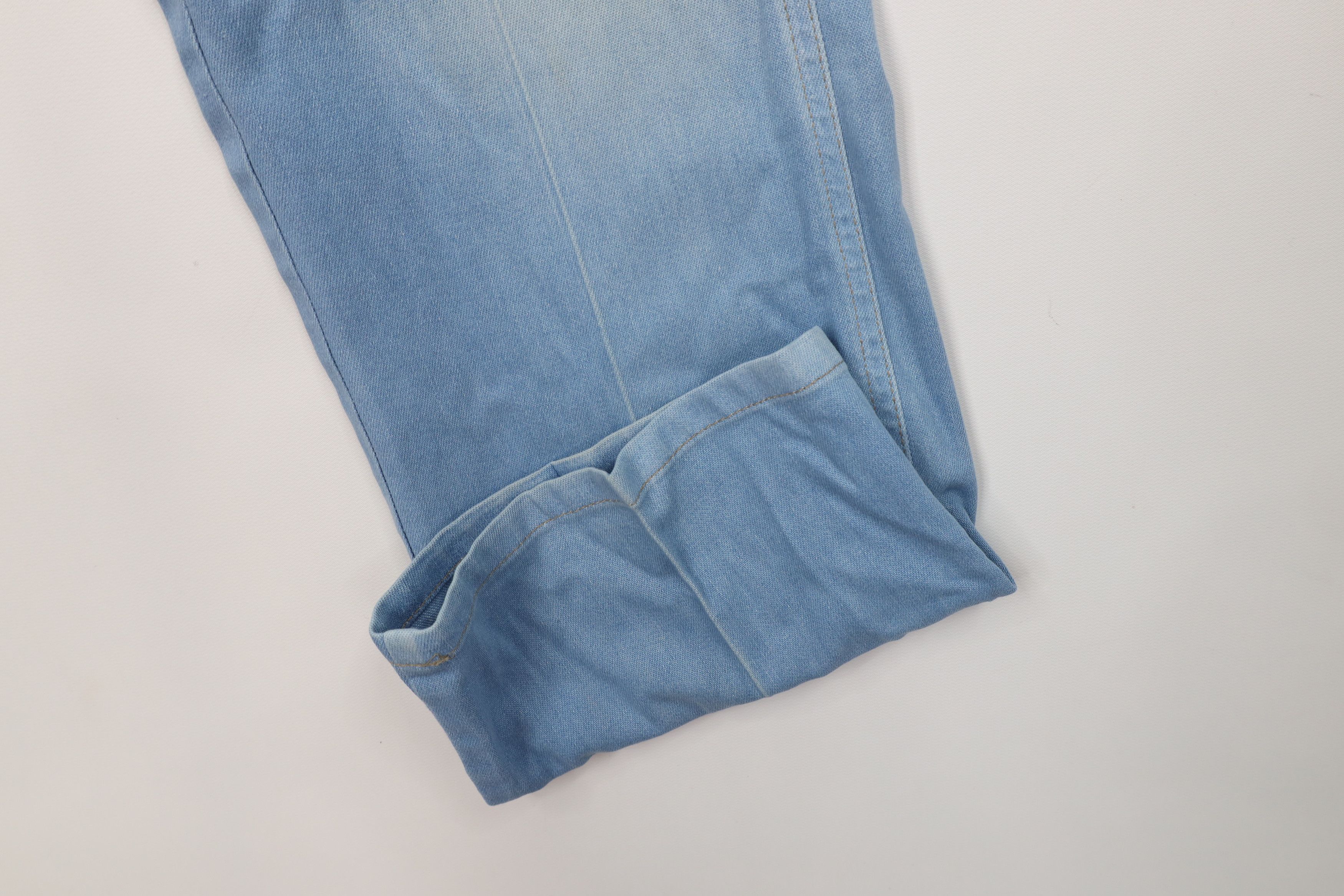 Vintage Vintage 70s Streetwear Flared Stretch Denim Jeans Blue Size US 30 / EU 46 - 5 Thumbnail