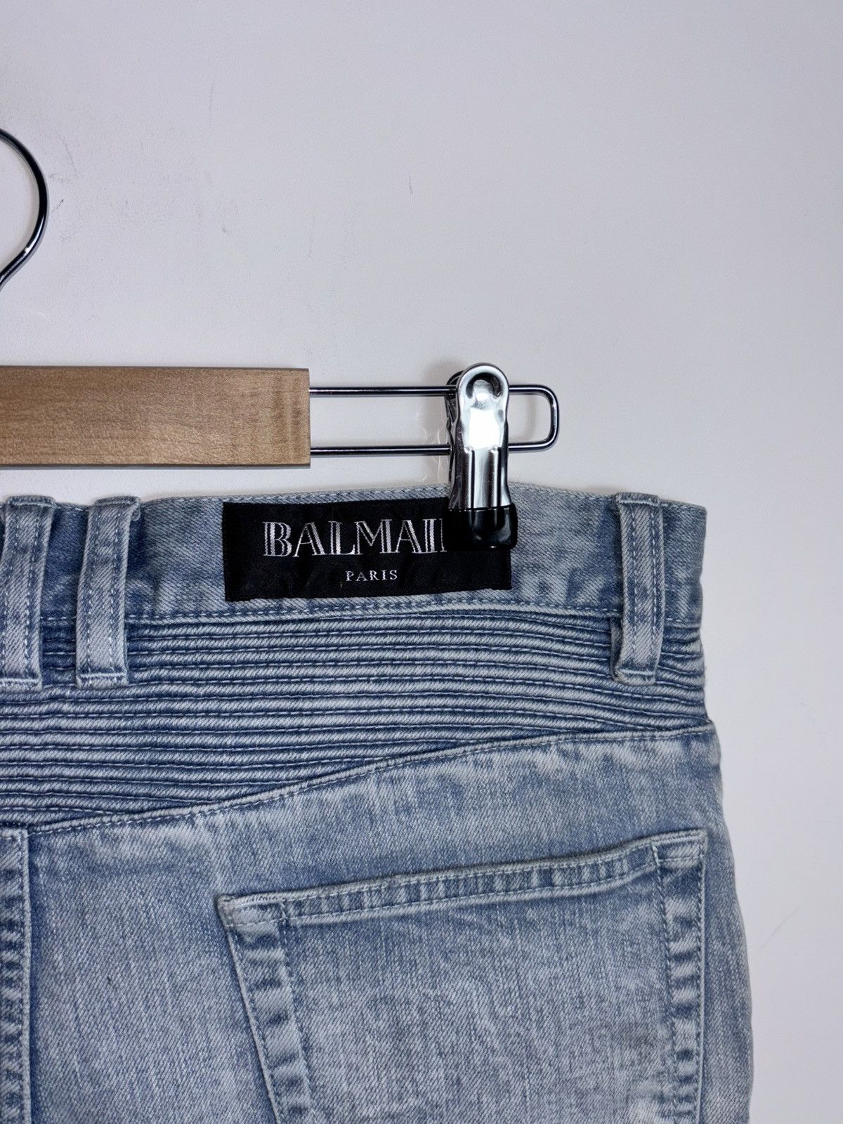 Balmain Balmain Distressed Denim Jeans Size US 30 / EU 46 - 6 Thumbnail