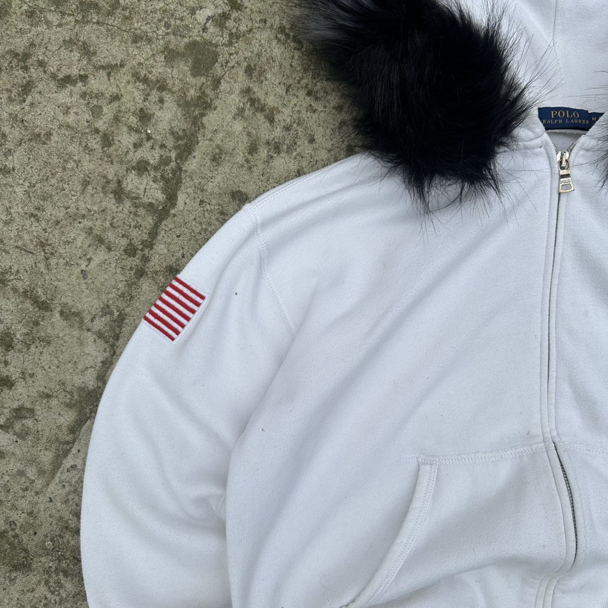 Polo Ralph Lauren Vintage Women’s Custom Polo Ralph Lauren Zip Hoodie Size M Size M / US 6-8 / IT 42-44 - 6 Thumbnail