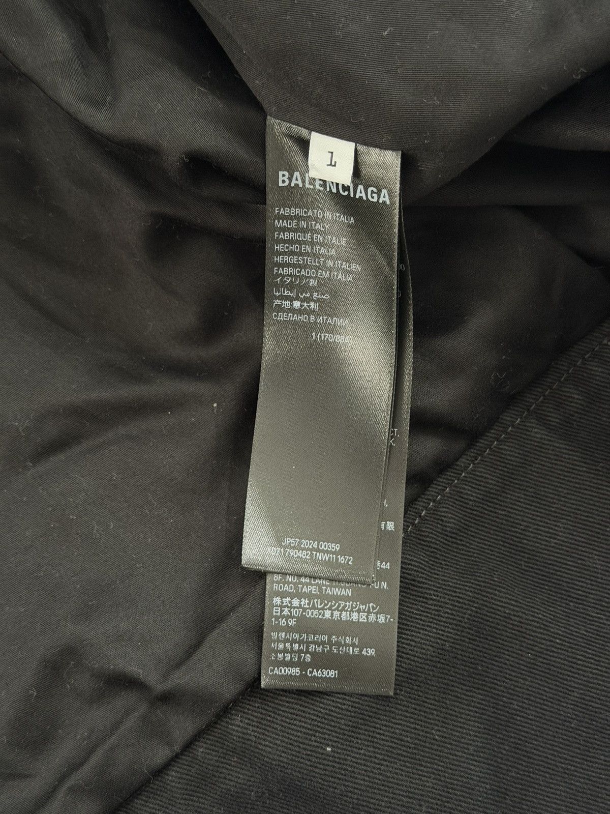 Balenciaga Balenciaga Runway Denim Unity Racer Jacket Sz.1 Size US S / EU 44-46 / 1 - 8 Thumbnail