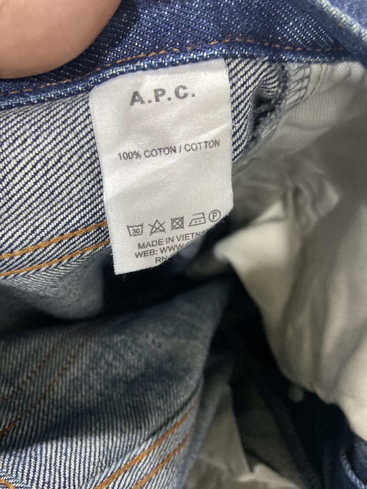 A.P.C. × KMRii A.P.C. Selvedge denim Petit Standard pants Size 31" - 5 Thumbnail