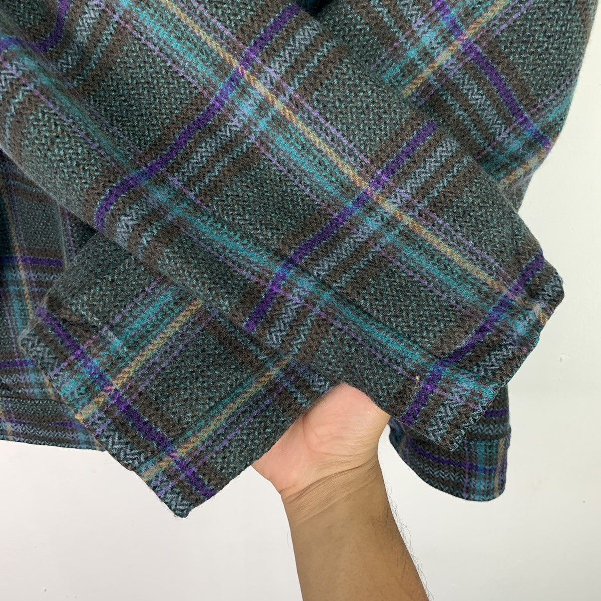 Japanese Brand × Vintage Vintage Allen Bien Plaid Jacket Size US L / EU 52-54 / 3 - 9 Thumbnail